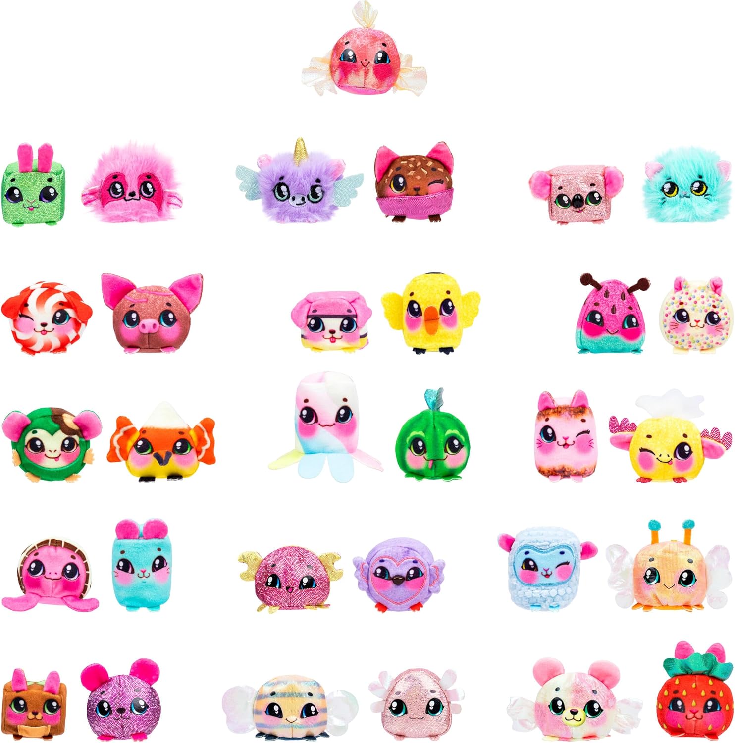 Cookeez Makery Yum Yumz Twin Pack, Series 3, Full of Fun & Yum, 2 Sweet Scented Plush Surprises Inside A Lollipop, 30+ Plush Candy Pets to Collect with Common, Rare, Ultra Rare and Limited Edition