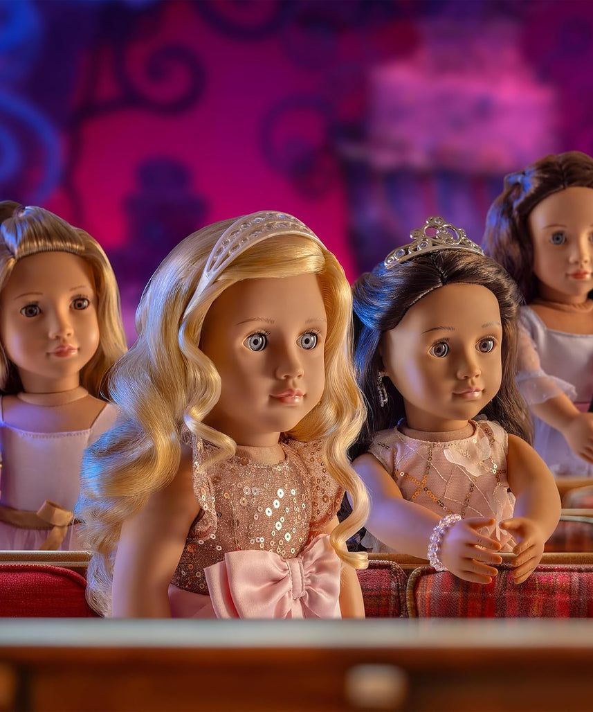 Our Generation Natasha Doll with Pink Dress and Nutcracker, Multicolor