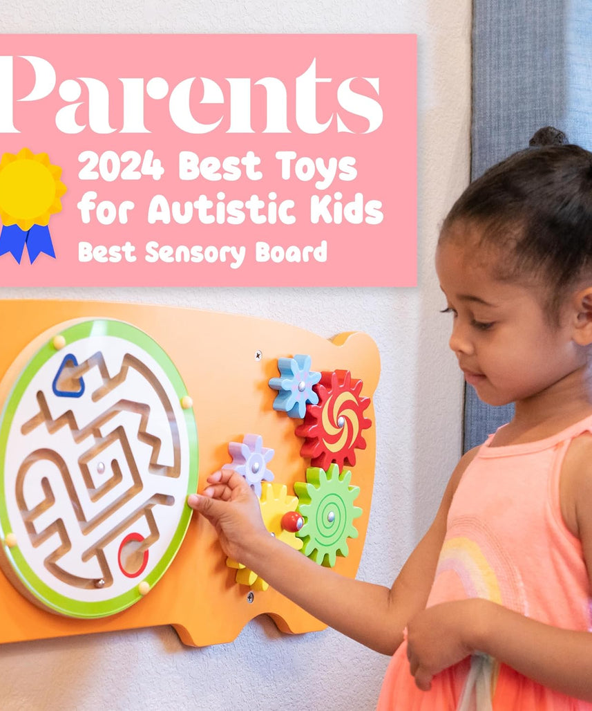 لوحة أنشطة الدب فيجا، لعبة حائط خشبية من مونتيسوري، لوحة تعلم حسية لتنمية المهارات الحركية والدماغية، لعبة تعليمية صديقة للبيئة وموفرة للمساحة، للأولاد والبنات من عمر 18 شهرًا فما فوق