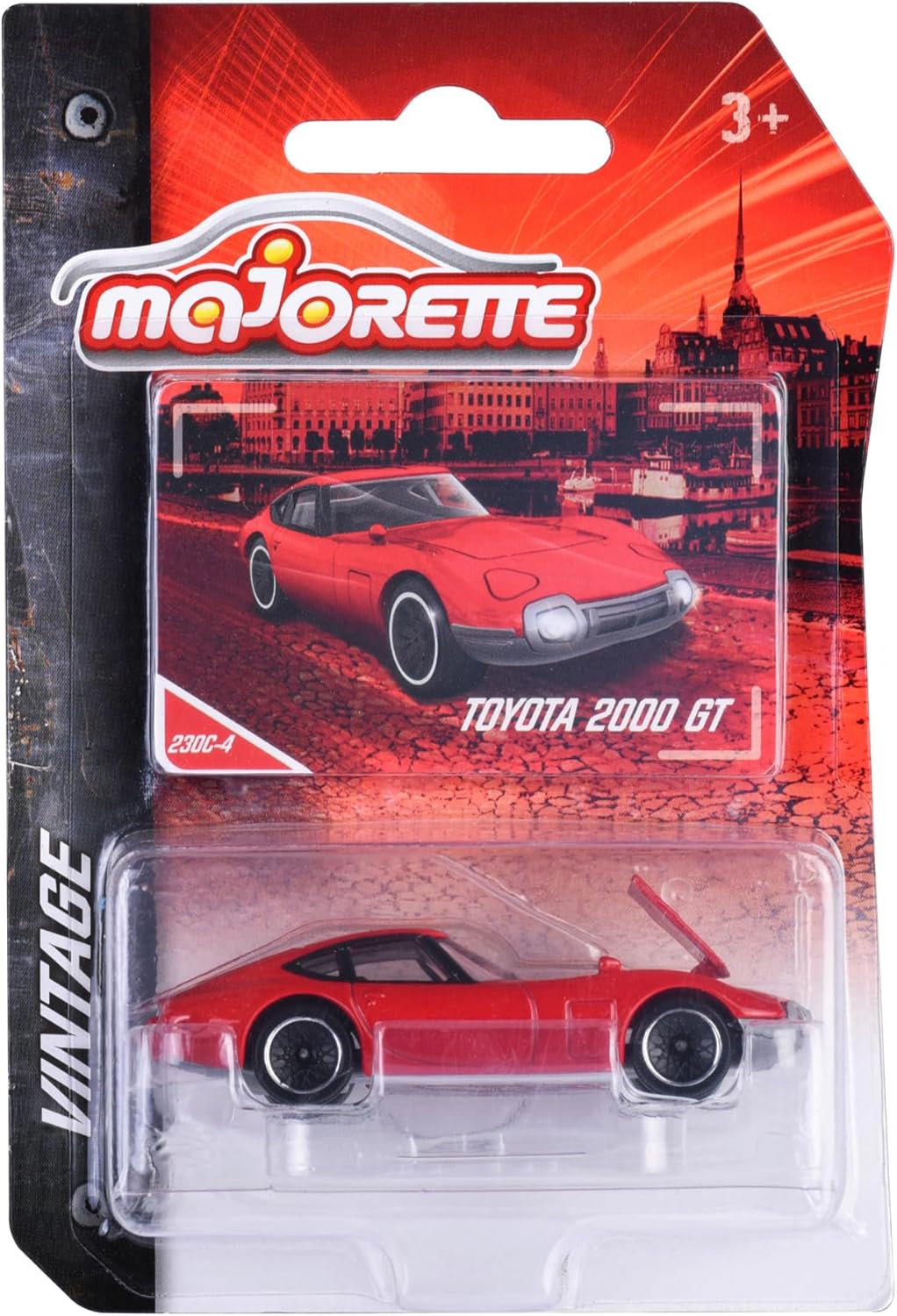 Majorette Citroën 2CV Charleston, Die Cast Toy Car, 1:64 Scale, 3 Inch Collectible Vehicle, Push Car Toy, Kids and Collectors, Ages 3+