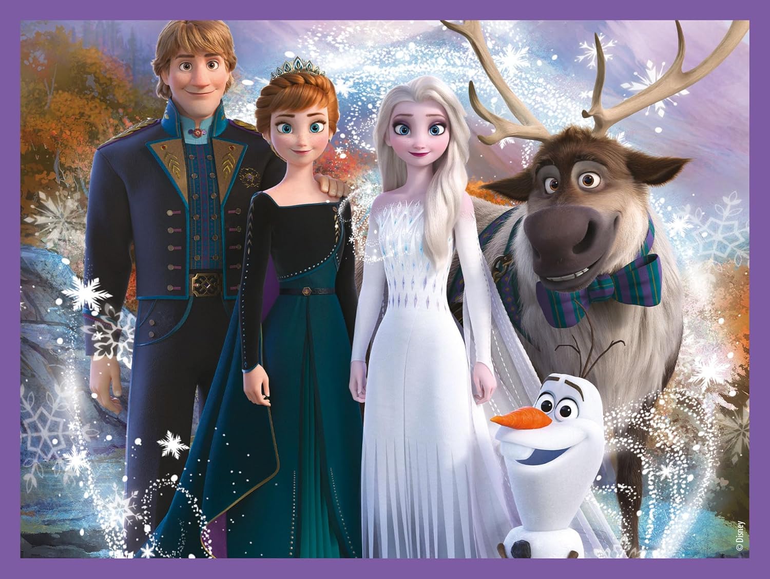 Clementoni 41192 Frozen – 12 Pieces Children 3 Years, Cartoon, Cube, Disney Puzzle, Made in Italy, Multicoloured