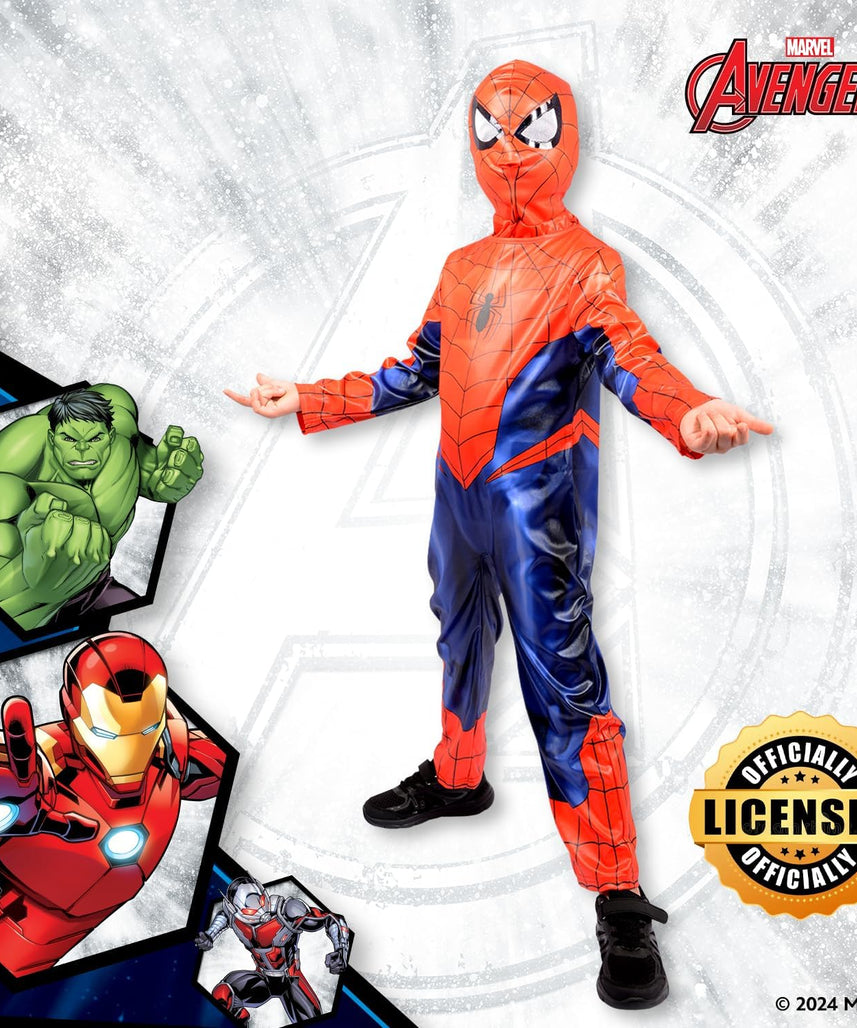 Party Centre Marvel Avengers Spiderman Classic Costume, 5-6 years