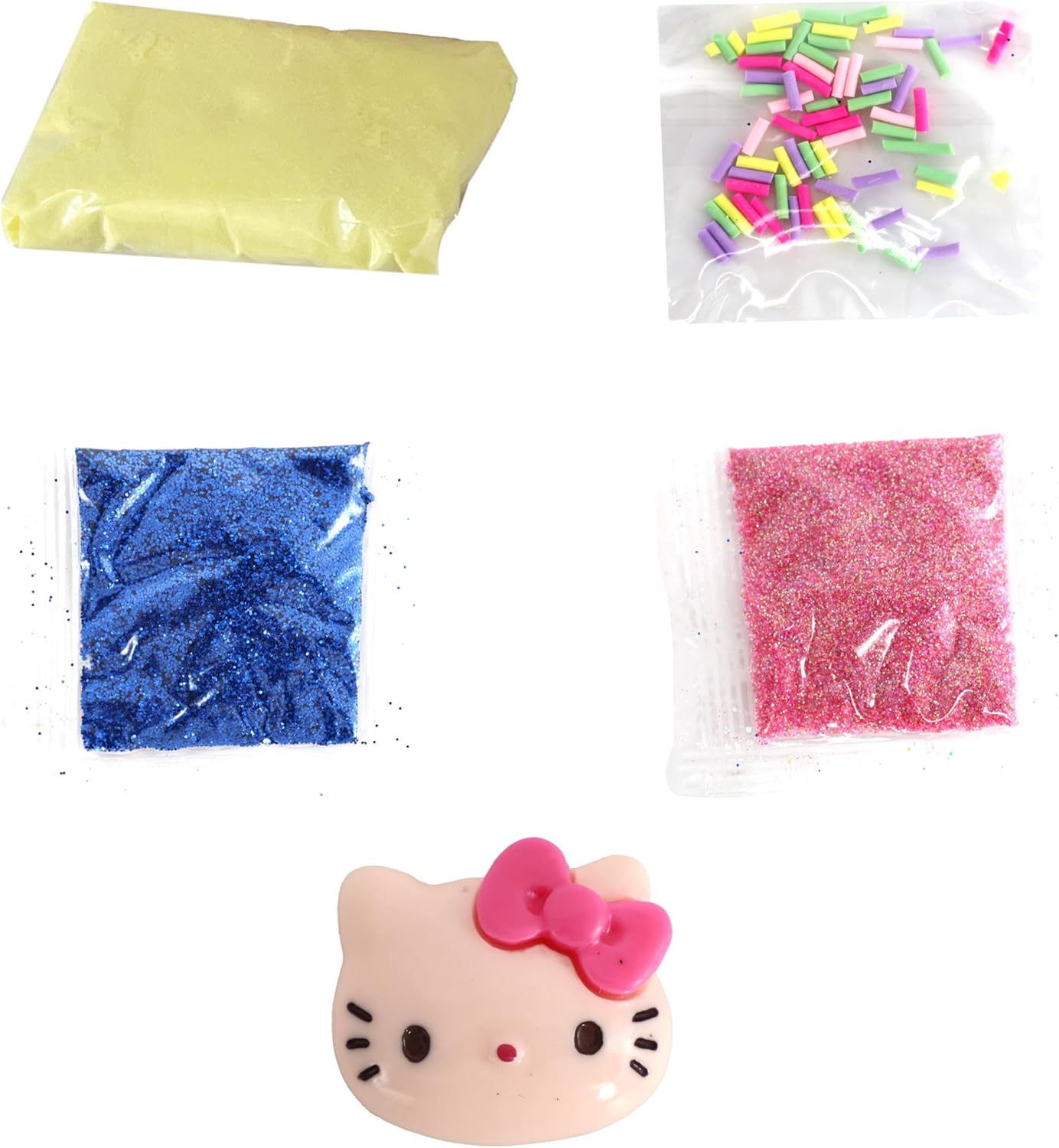 SlimeTime Hello Kitty Single Can - Cloud Slime for Girls and Boys With Various Slime Add-ins,Stress Relief Toy for Kids, Education,School,Party Favor,Gift for Birthday & Christmas