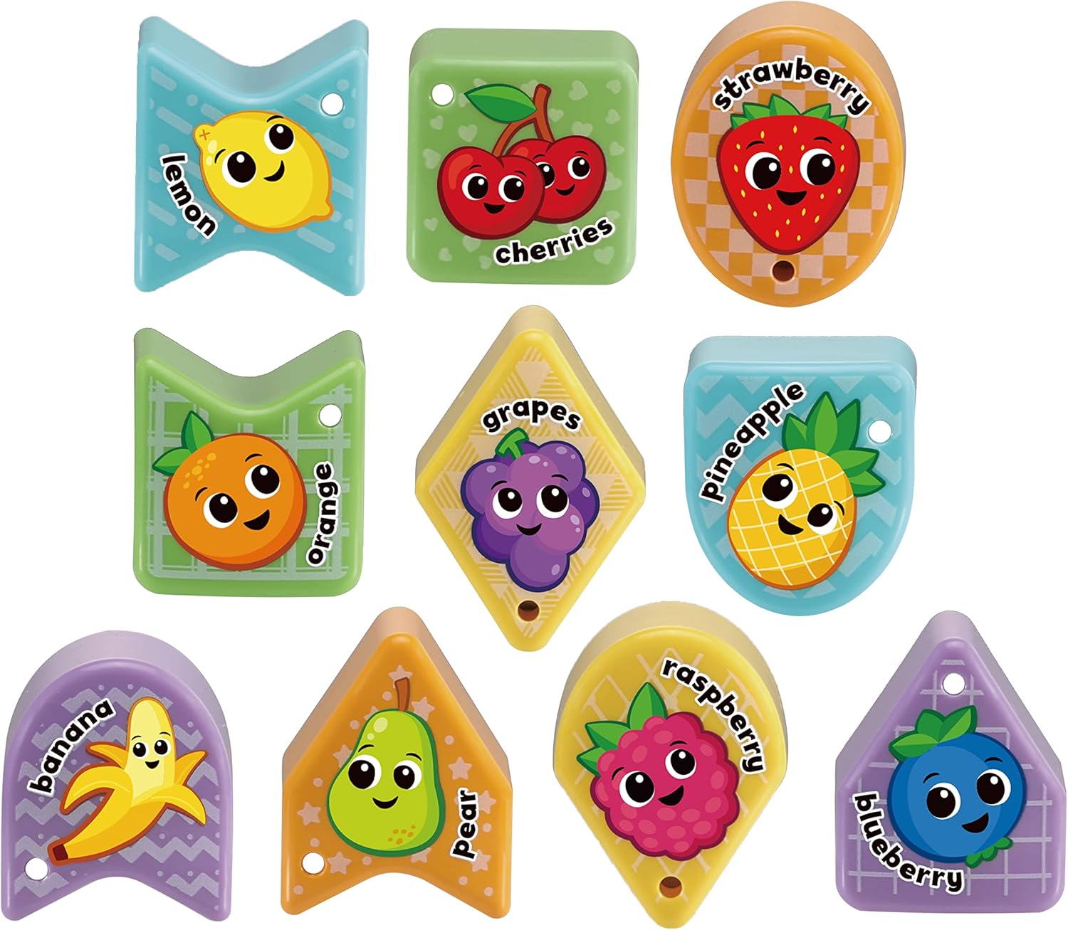 VTech 564603 Sorting Fun Apple Interactive Shape Sorter Toy with Spinning Fruit Shapes Educational Learning Toy for Toddlers 12-36 Months Made from 90% Reclaimed Plastic Includes 10 Shape Pieces and Quick Start Guide Multicolor