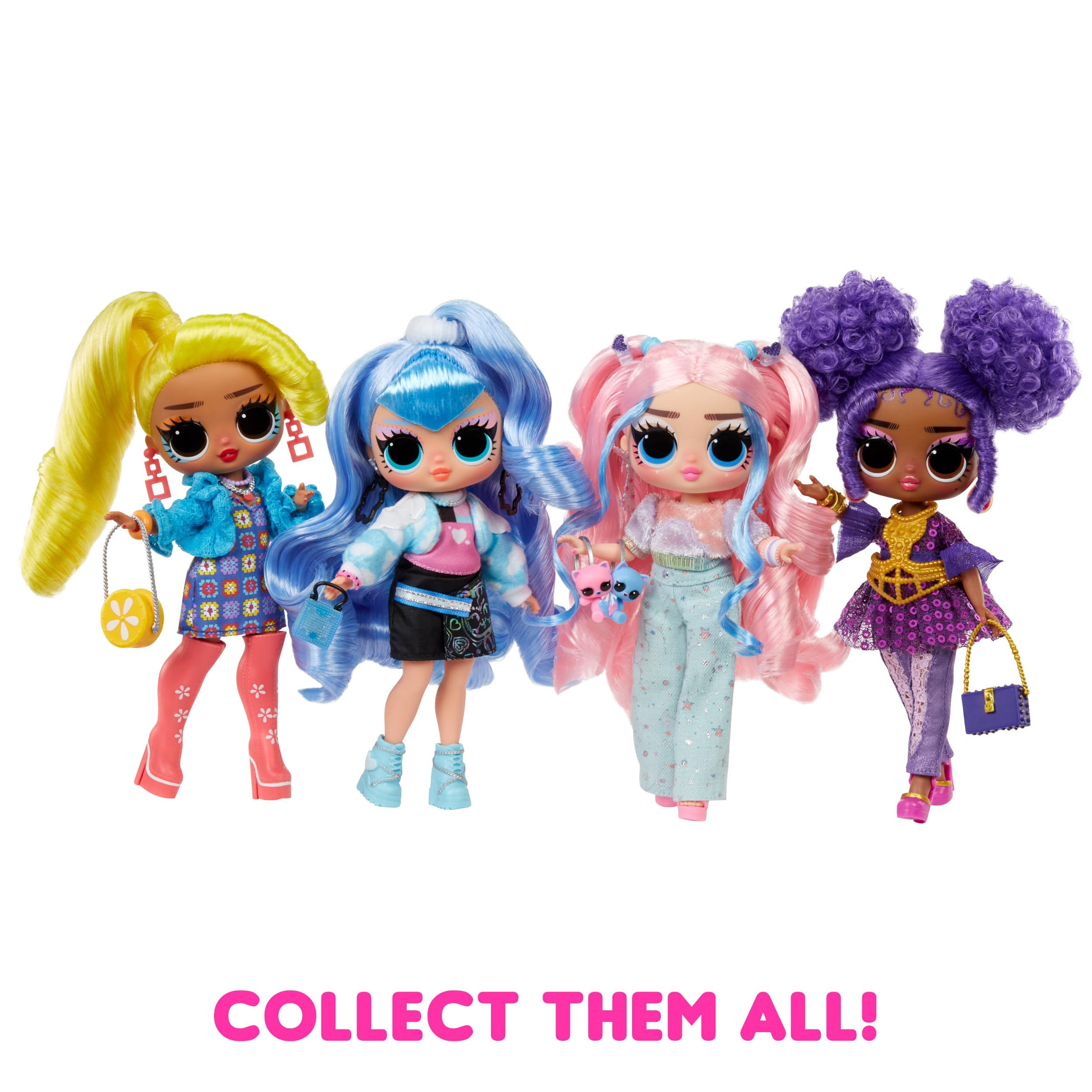 L.O.L. Surprise Tweens Hana Groove Fashion Doll 6.5 Inch with 10+ Surprises, Accessories, Purse and Skateboard for Girls Ages 3+ Years