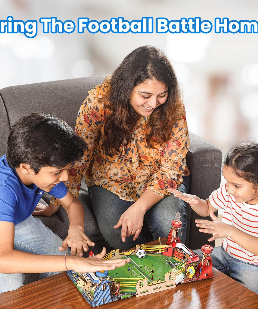 Smartivity DIY Mini Football, Soccer Table Stem Educational Fun Miniature Game Toys For Age 8 To 14, Toy For Boys & Girls 8-10-12-14, Science Toy, Educational Based Activity Game, Made In India
