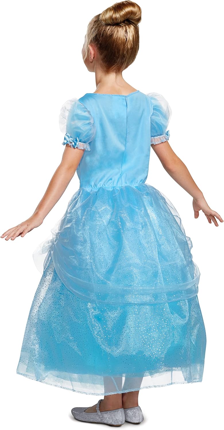 Disguise Cinderella Deluxe Child Costume, Blue, Size/(4-6x)