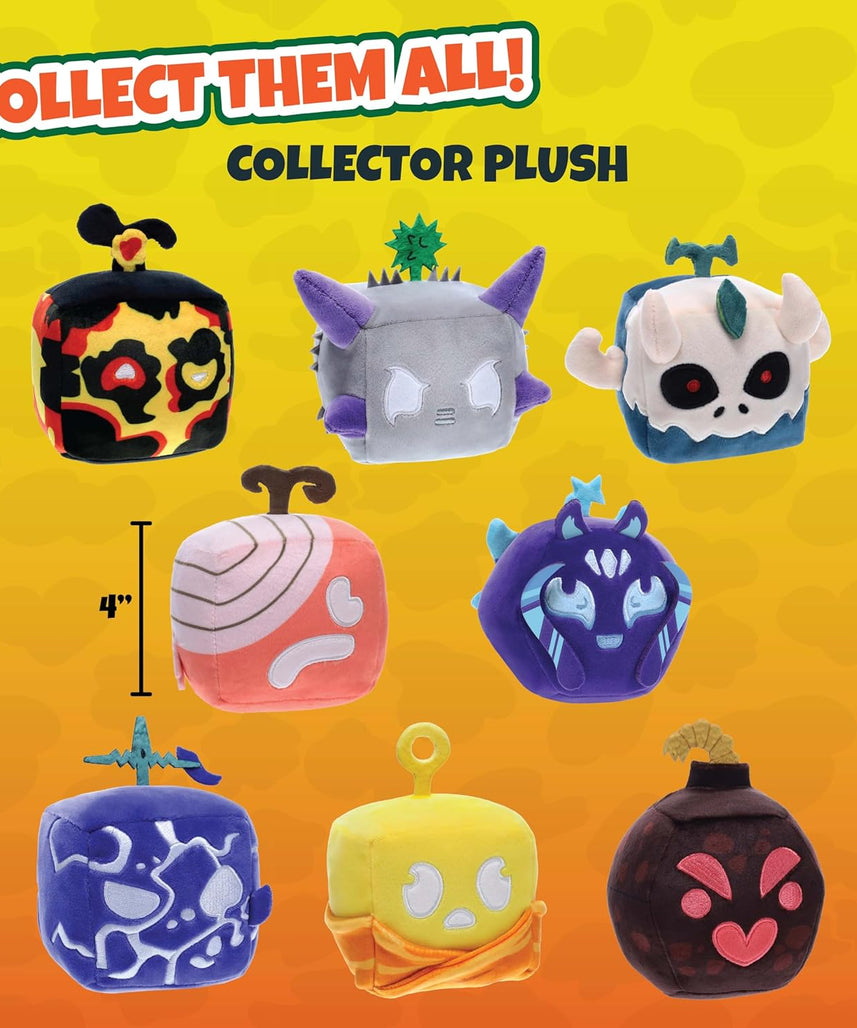 Blox Fruits Mystery Mini Bundle Series 2 Collectibles Pack with Plush Mini Figure Stickers and DLC Code 5+