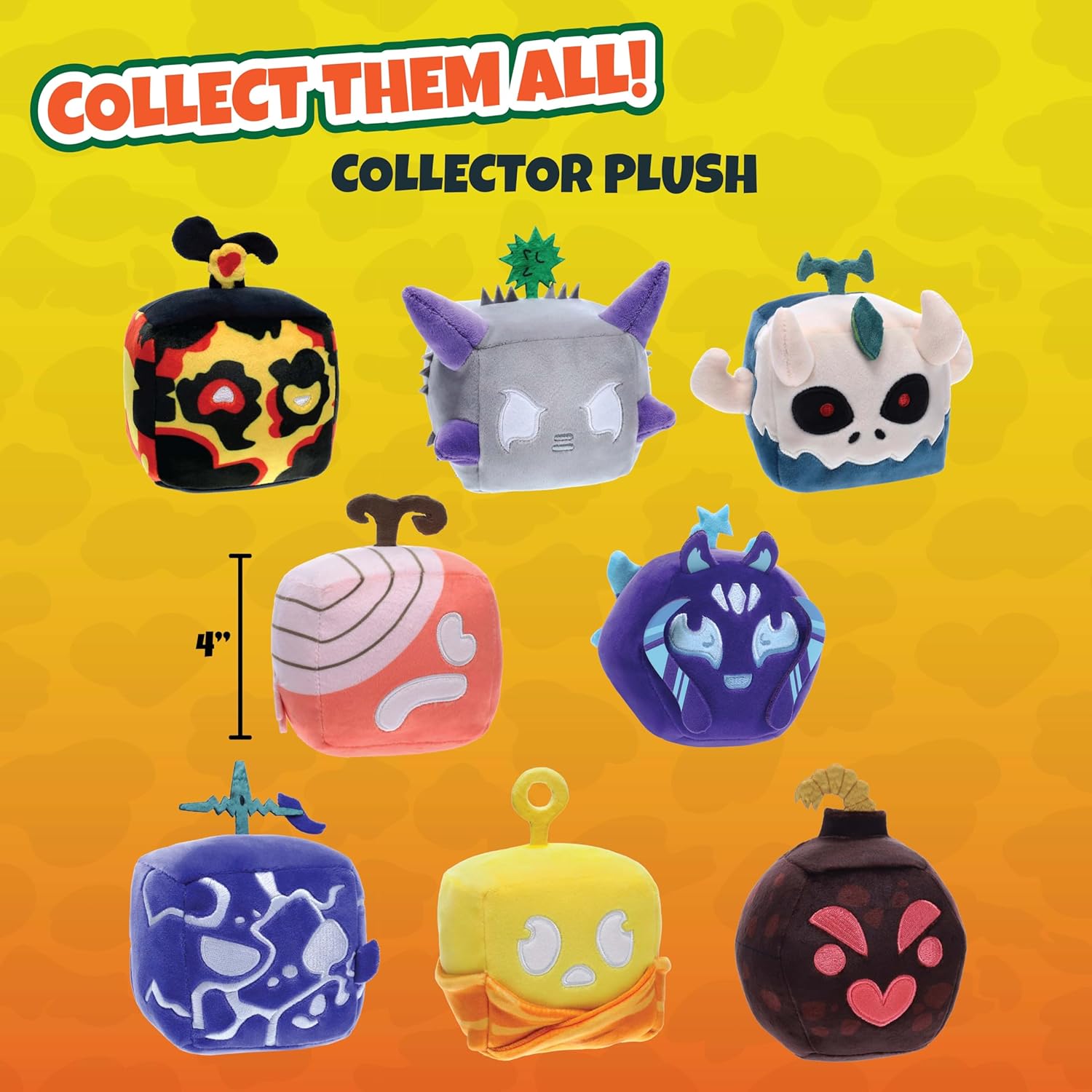 Blox Fruits Mystery Mini Bundle Series 2 Collectibles Pack with Plush Mini Figure Stickers and DLC Code 5+