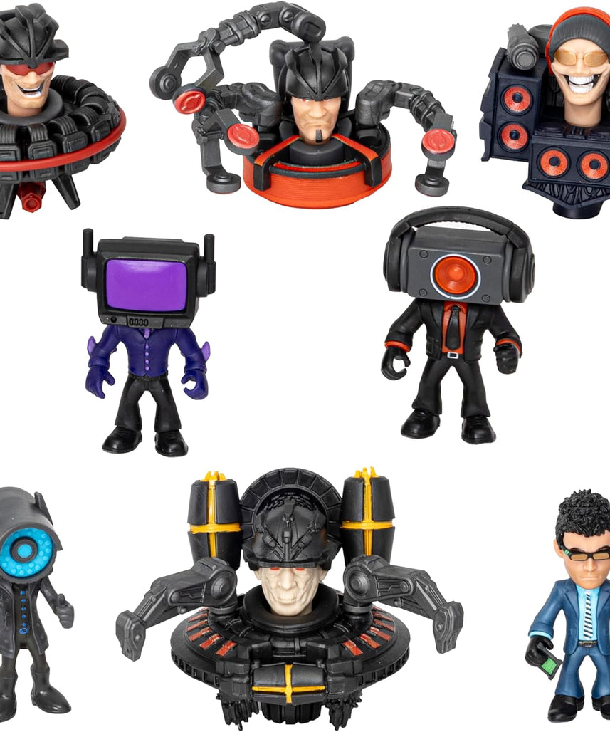 Skibidi Toilet Mystery Figures Series 2, Collectible Figures, Officially Licensed Skibidi Toilet Merch