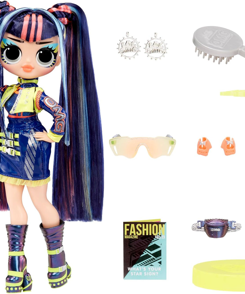 دمية أزياء LOL Surprise OMG Victory، قابلة للتجميع بطول 10 بوصات مع أكثر من 10 مفاجآت، وملابس سباق أنيقة، وإكسسوارات، وميزات وضعية للأطفال من سن 4 سنوات فما فوق
