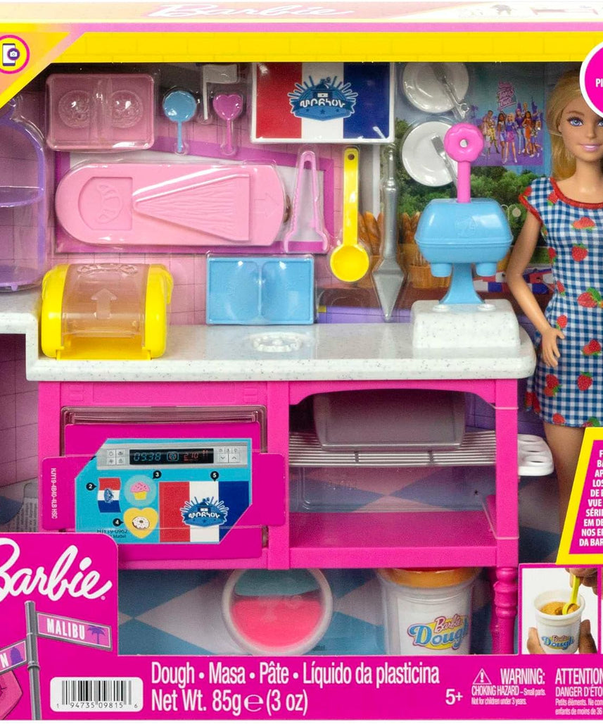 Barbie Doll and Accessories, “Malibu” Doll and 18 Pastry-Making Pieces, It Takes Two Café