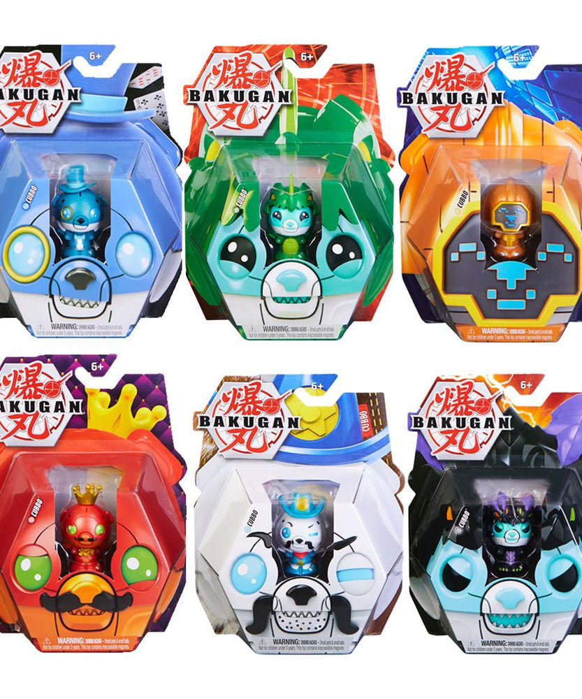 Bakugan Core Cubbo 1-PK S4 Assorted, Platinum Metal Battle Figure Toy, Transforming Action Toy for Kids 6+