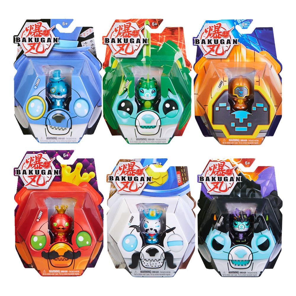 Bakugan Core Cubbo 1-PK S4 Assorted, Platinum Metal Battle Figure Toy, Transforming Action Toy for Kids 6+