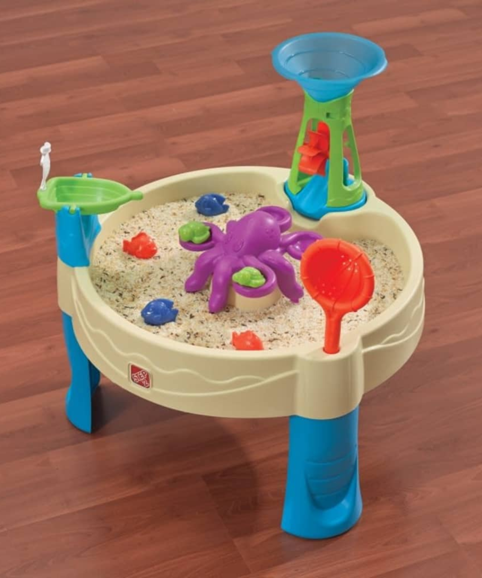 Step2 Wild Whirlpool Water Table, Indoor and Outdoor Toy Water Table with 10 Piece Accessories Include Boat and Sea Creatures, STEM Toy and Activity Centre, Suitable for Boys and Girls Aged 1+