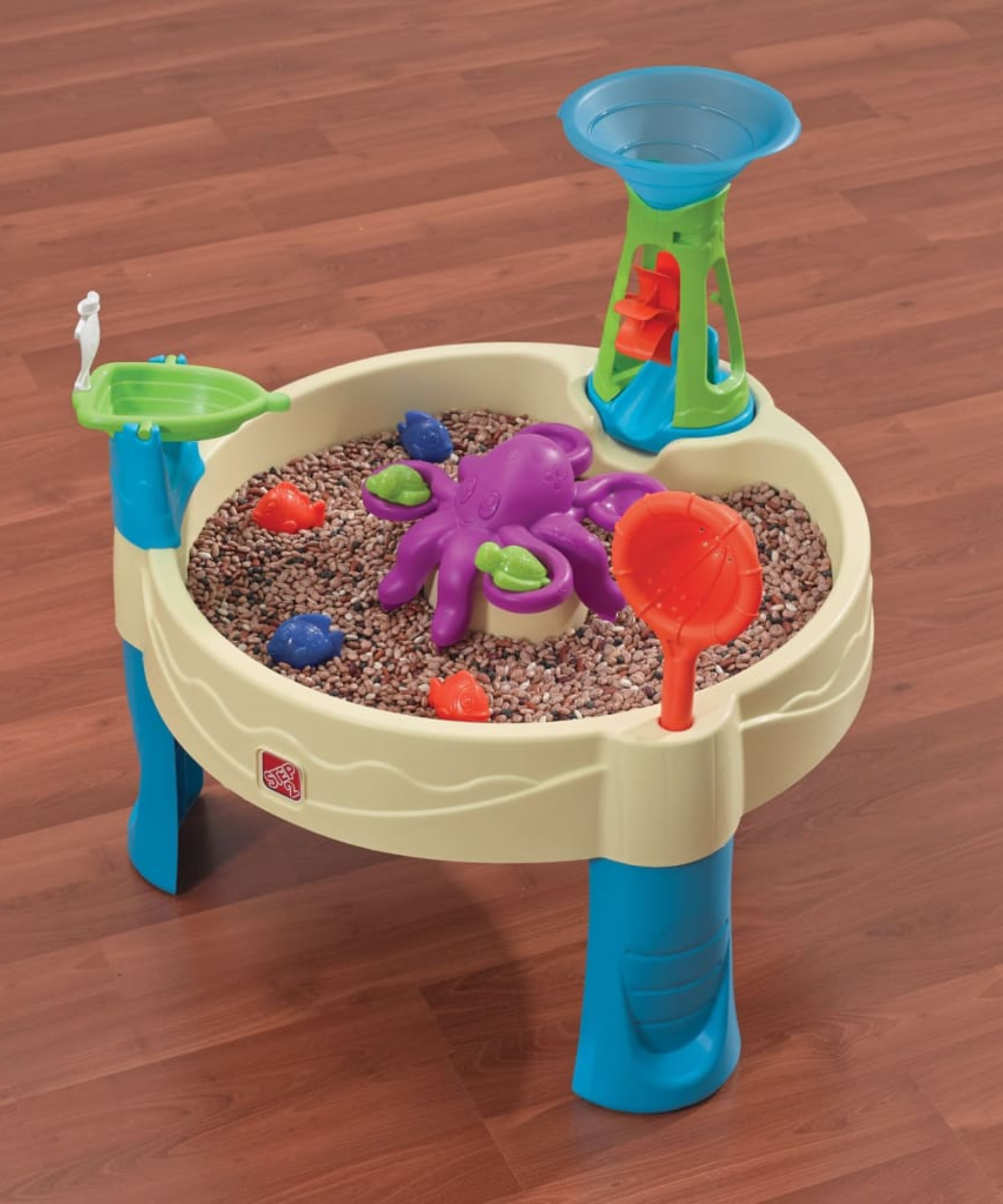 Step2 Wild Whirlpool Water Table, Indoor and Outdoor Toy Water Table with 10 Piece Accessories Include Boat and Sea Creatures, STEM Toy and Activity Centre, Suitable for Boys and Girls Aged 1+