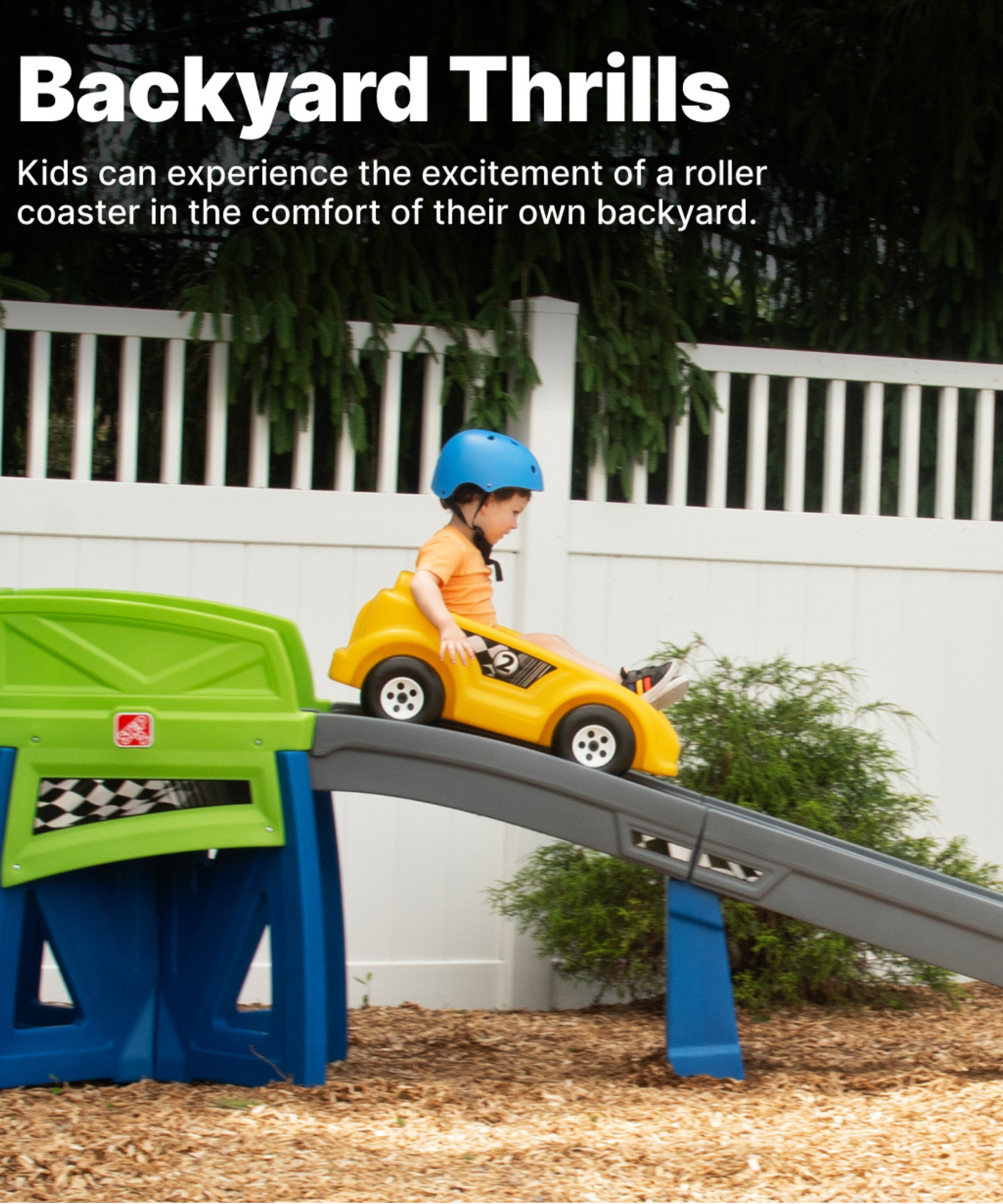 لعبة ستيب 2 إكستريم كوستر، 9 أقدام للاستخدام الداخلي والخارجي مع سيارة كوستر، سعة وزن 36 كجم، لعبة دفع للركوب، سيارة واحدة مع مقابض تثبيت ومسند للقدم، مناسبة للأولاد والبنات من سن 3 سنوات فما فوق