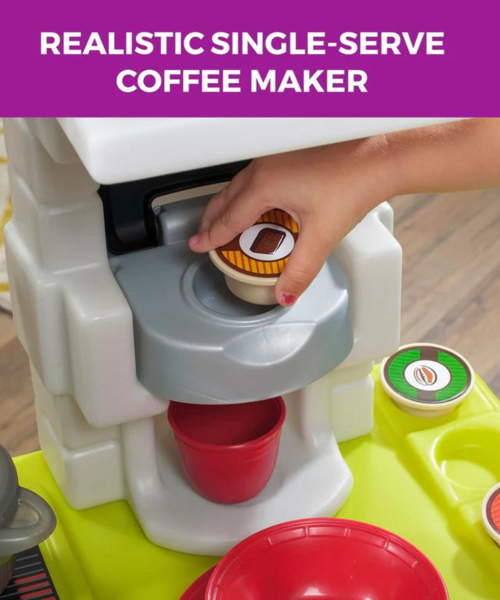 Step2 Contemporary Chef Kitchen, Kitchen Playset with 25 Piece Accessories Including Pots and Pans, Folk and Spoon, Indoor and Outdoor Roleplay ToySuitable for Children both Boys and Girls Aged 2+