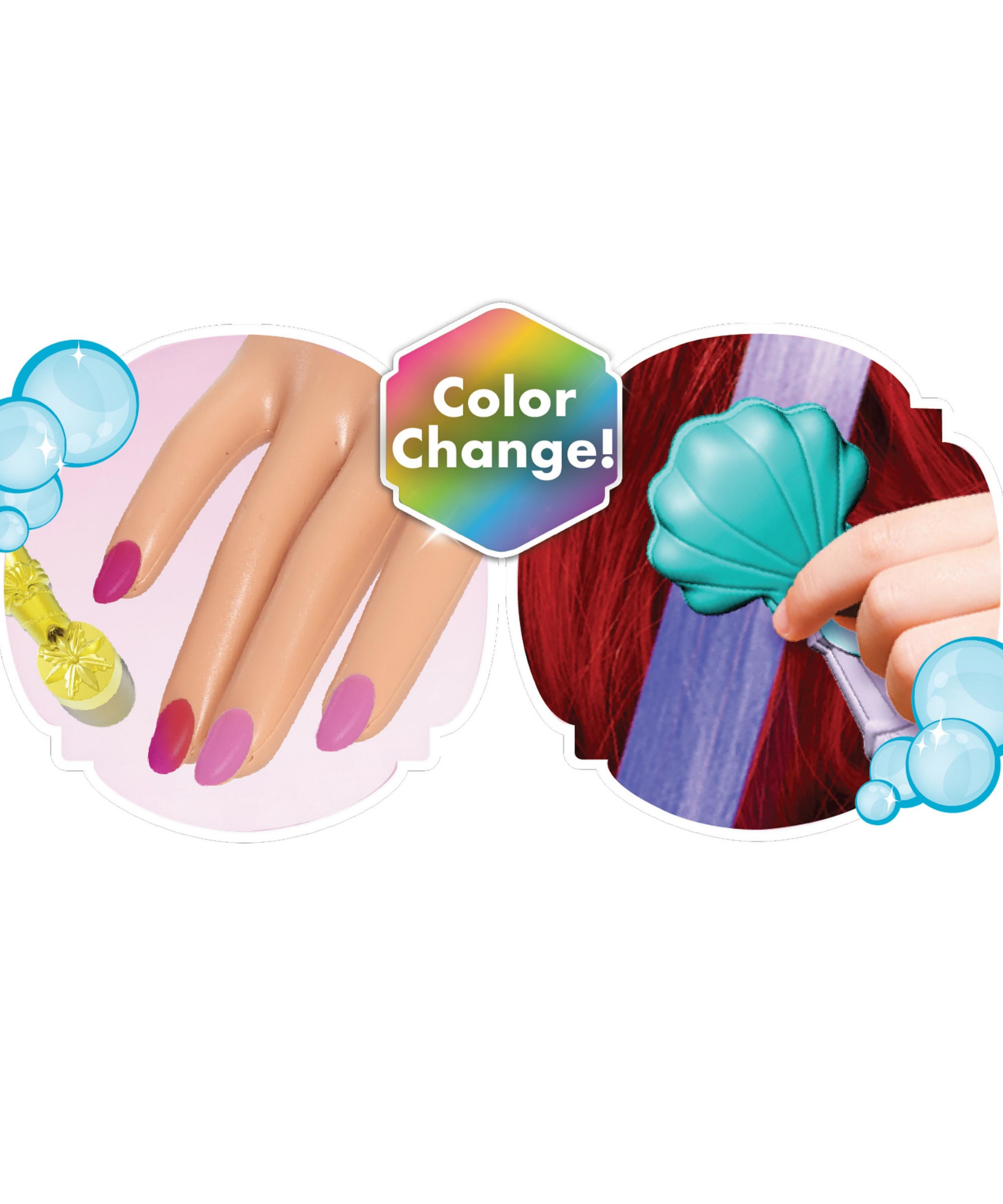 مجموعة لعب تظاهرية بشعر أحمر من ديزني برنسيس، 20 قطعة، مع ملحقات، تتضمن أريل، مقاس 8 بوصات، لعبة لعب أدوار مرخصة رسميًا للأطفال من سن 3 سنوات فما فوق من جاست بلاي