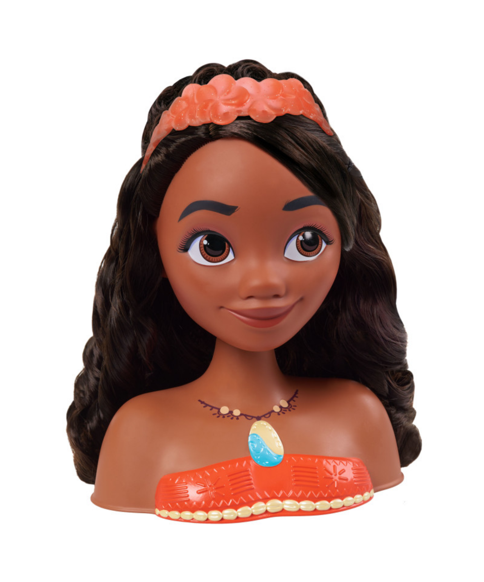 مجموعة لعب تظاهرية بشعر بني من ديزني برنسيس، مكونة من 14 قطعة مع ملحقات، تتميز بموانا، مقاس 8 بوصات، لعبة لعب أدوار مرخصة رسميًا للأطفال من سن 3 سنوات فما فوق من جاست بلاي