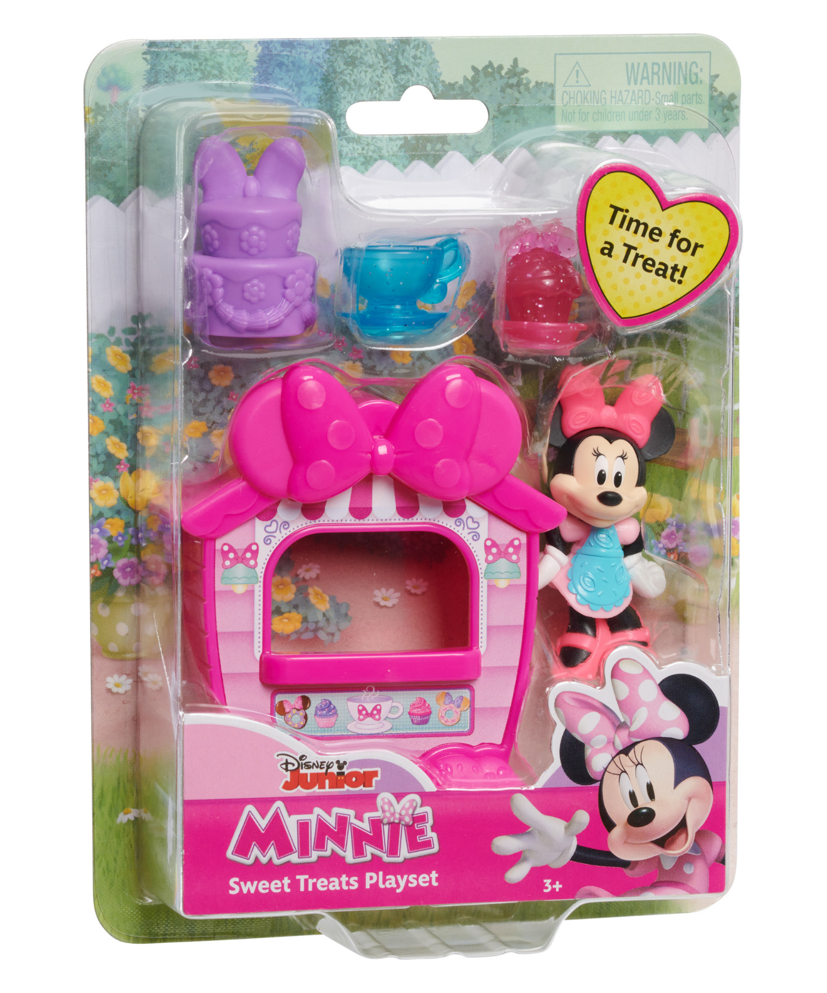 Disney Minnie Mouse Sweet Treats Playset, Collectible Figure Set, 5-Piece Toy Figurines Preschool Pretend Play Toy, Officially Licensed Kids Toy for Ages 3 & Up by Just Play