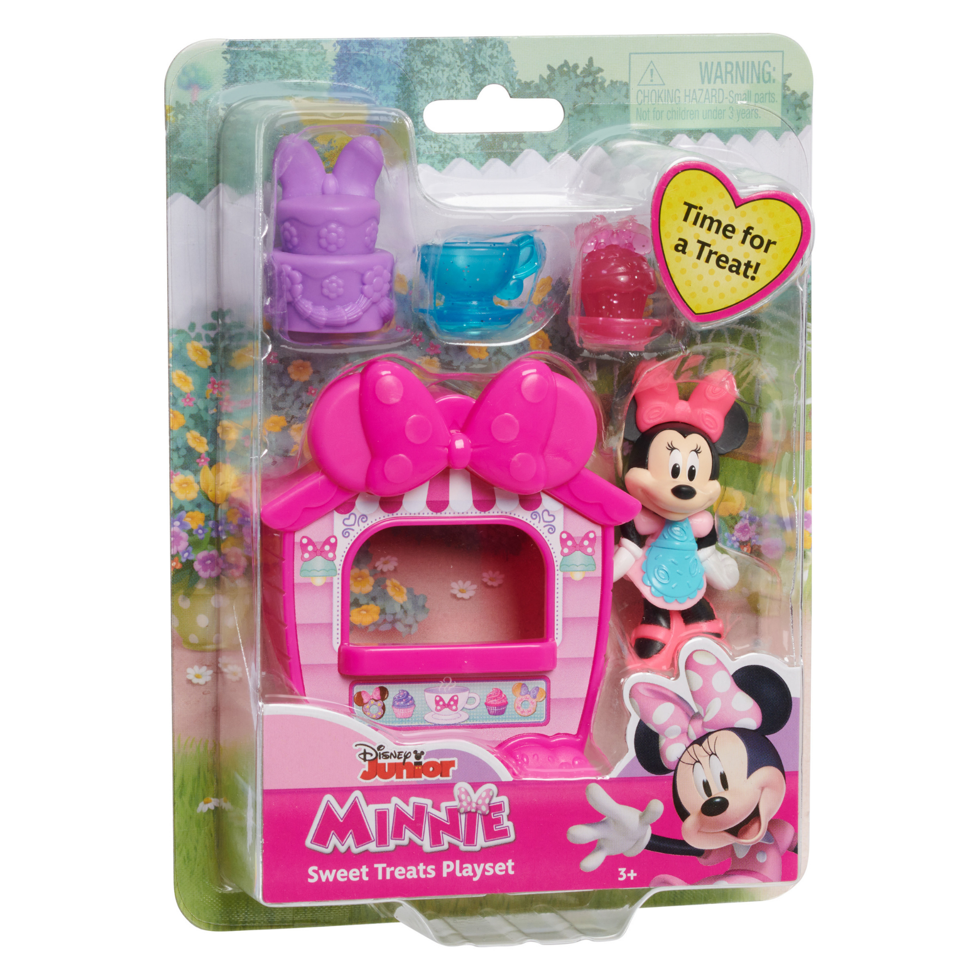 Disney Minnie Mouse Sweet Treats Playset, Collectible Figure Set, 5-Piece Toy Figurines Preschool Pretend Play Toy, Officially Licensed Kids Toy for Ages 3 & Up by Just Play