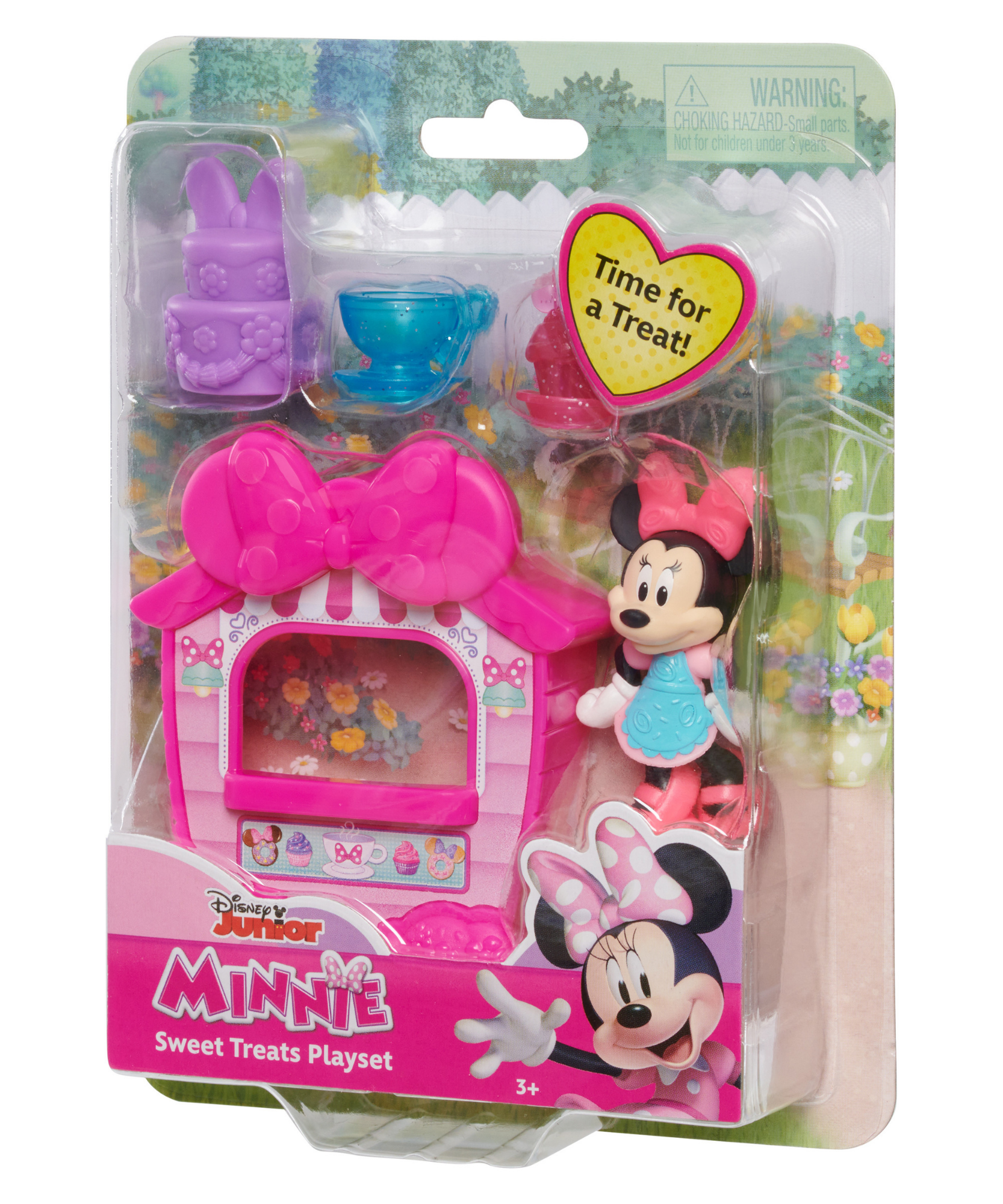 Disney Minnie Mouse Sweet Treats Playset, Collectible Figure Set, 5-Piece Toy Figurines Preschool Pretend Play Toy, Officially Licensed Kids Toy for Ages 3 & Up by Just Play