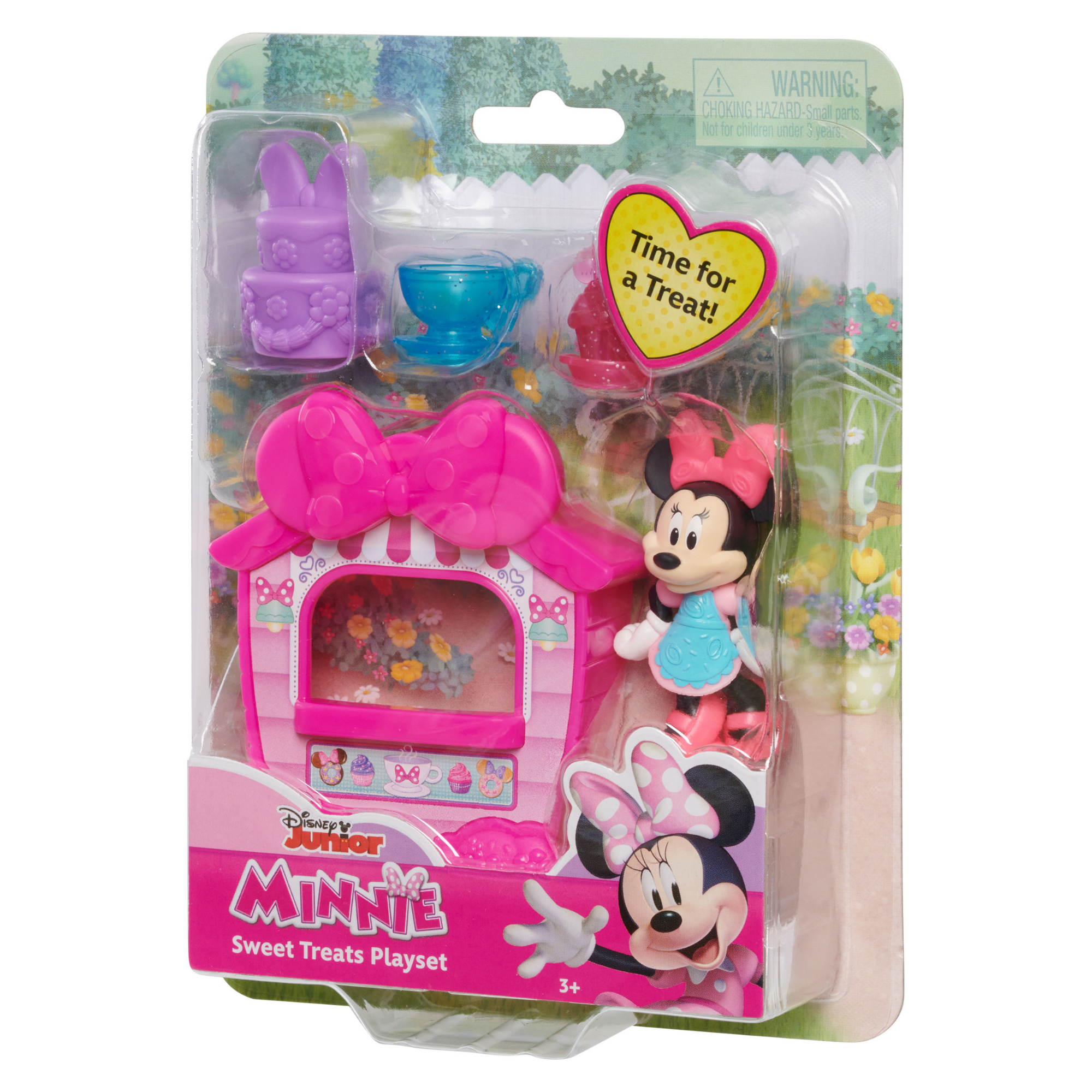 Disney Minnie Mouse Sweet Treats Playset, Collectible Figure Set, 5-Piece Toy Figurines Preschool Pretend Play Toy, Officially Licensed Kids Toy for Ages 3 & Up by Just Play
