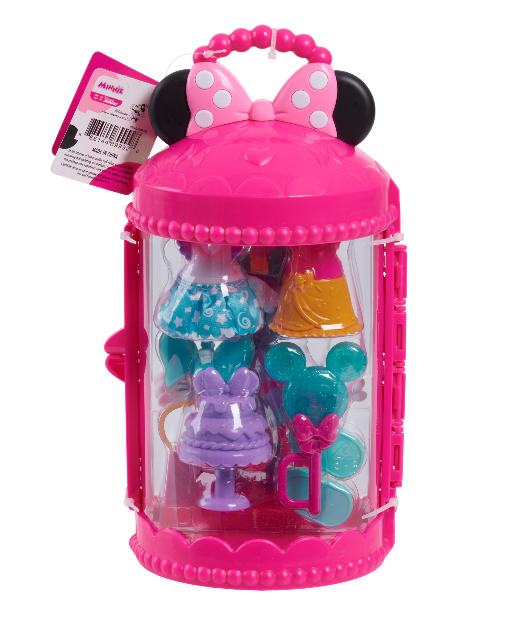 Disney Minnie Mouse Sweet Party Fabulous Fashion Doll, 14-Piece Doll and Accessories Set, Dress Up and Pretend Play Toy, Officially Licensed Kids Toy for Ages 3 & Up by Just Play