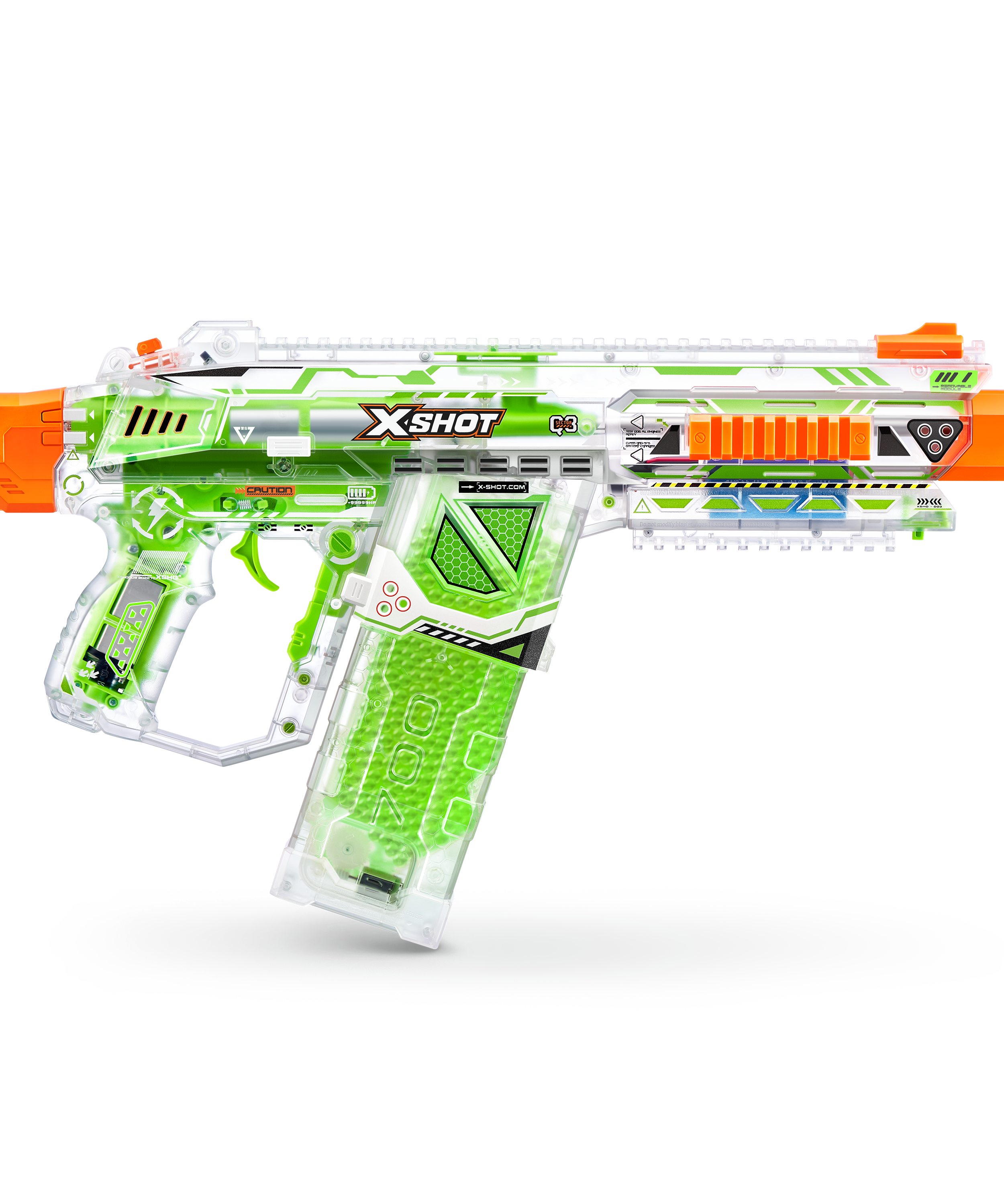 X Shot Hyper Gel Glow In The Dark Large Blaster, Toy Gun for Boys, Age 14+