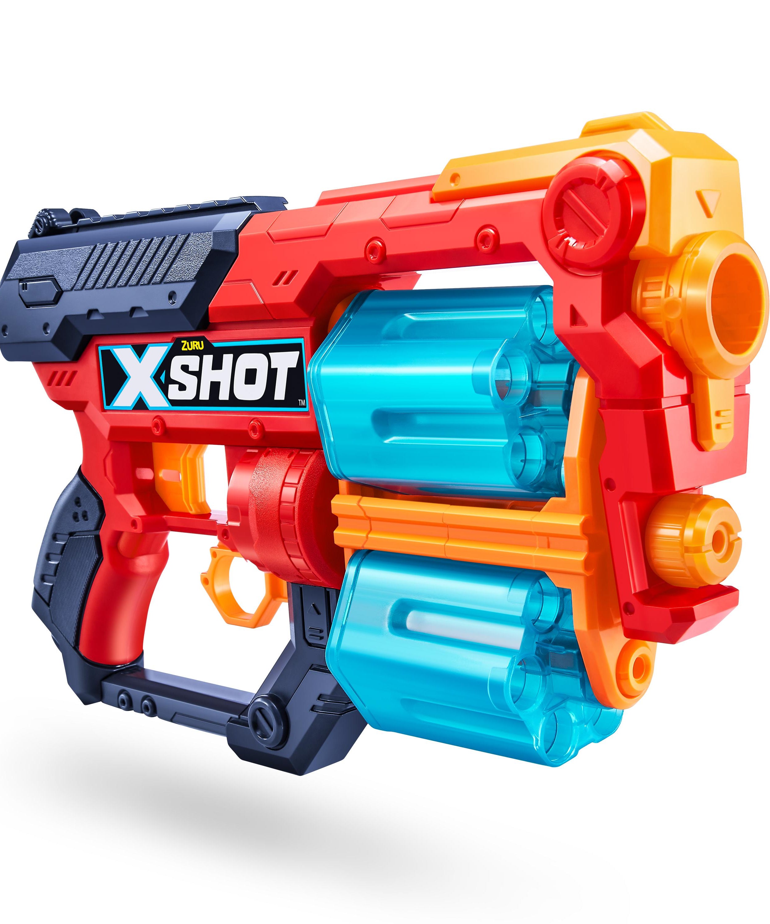 X Shot Excel Xcess TK 12 16 Darts Blaster, Twin Barrel Foam Gun Toy for Boys, Age 8+
