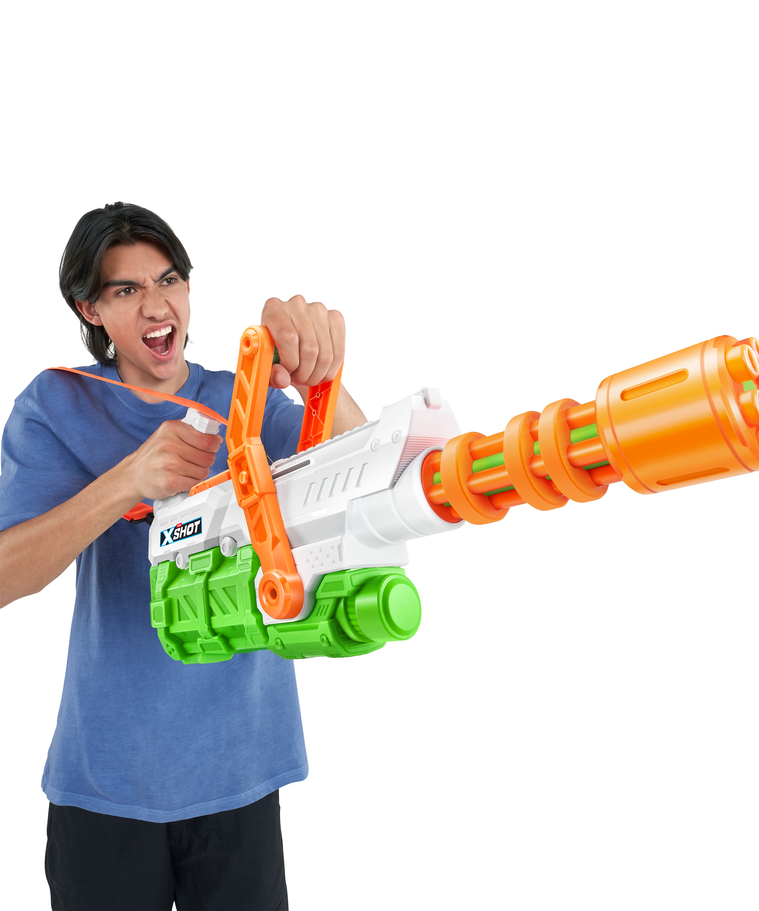 XSHOT Water Hydro Cannon, Fast-Fill Water Blaster with 1600ml Tank & Shoulder Strap, Shoots Up to 10m, Outdoor Water Gun for Kids Teens Adults, Ages 5+