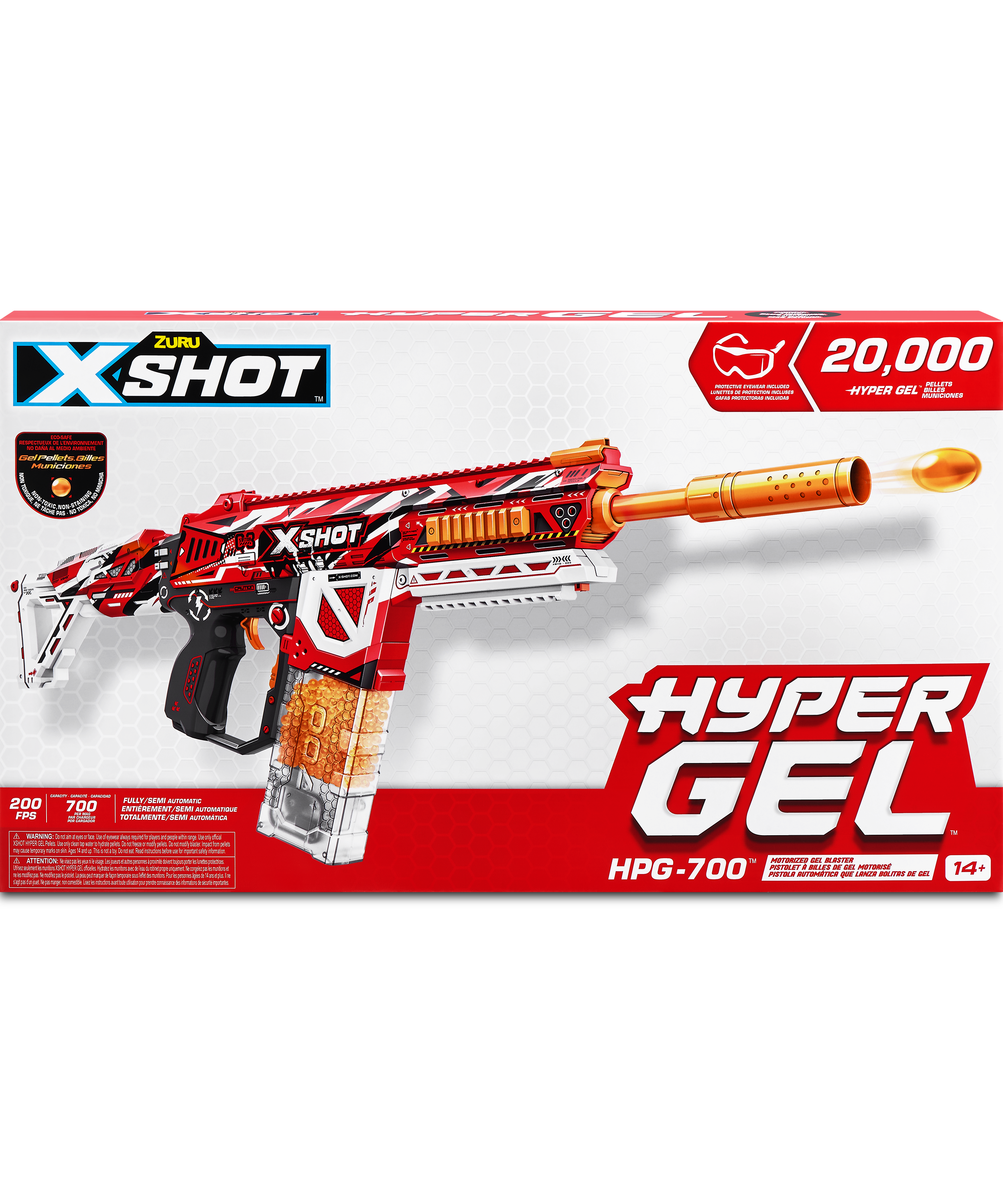 X Shot Hyper Gel Blaster Large with 20000 Gellets, Toy for Boys, Age 14+
