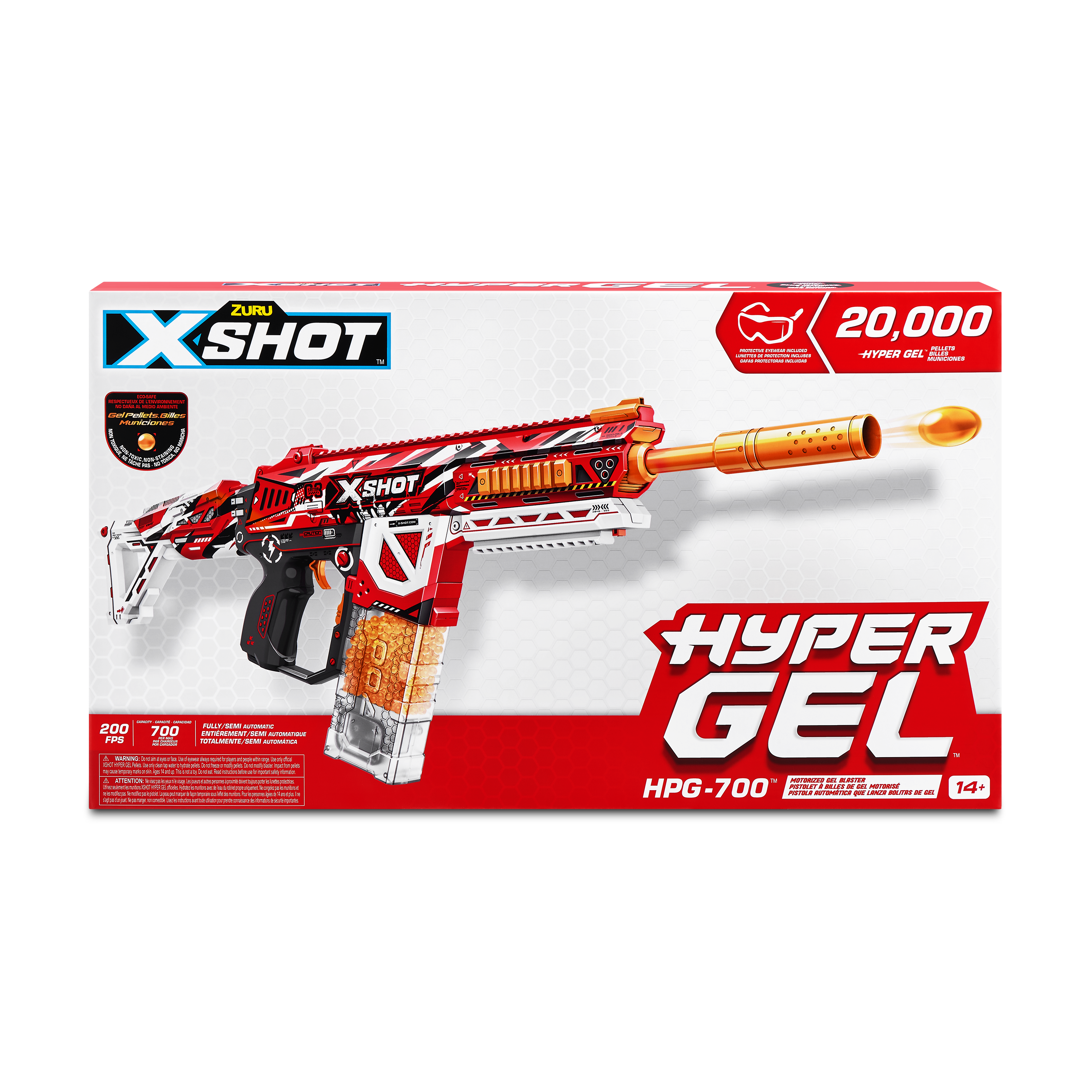 X Shot Hyper Gel Blaster Large with 20000 Gellets, Toy for Boys, Age 14+