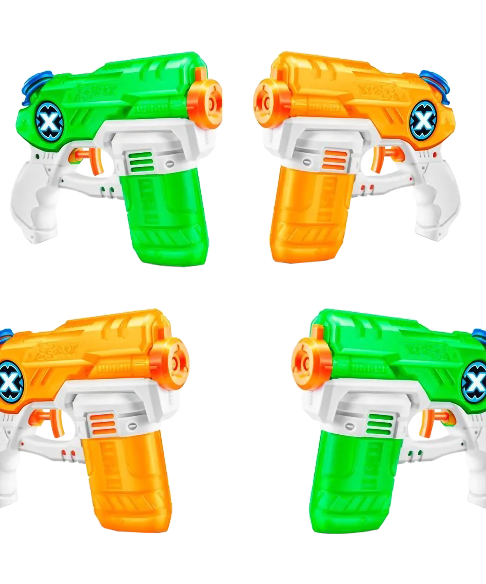 X Shot Water Small Stealth Soaker 4 Pack, Fun Water Guns for Boys, Age 4+