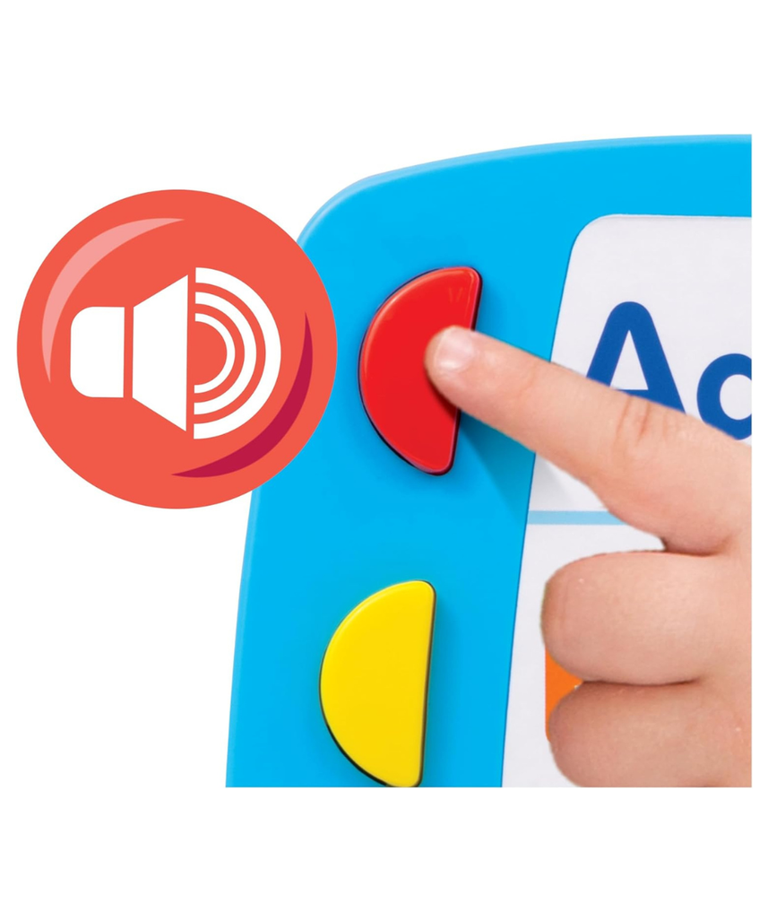 Winfun Talking Activity Book, Interactive Learning Toy with Sounds, Buttons + 3 Mobile Pages, Assorted Colour, 2–5 Years