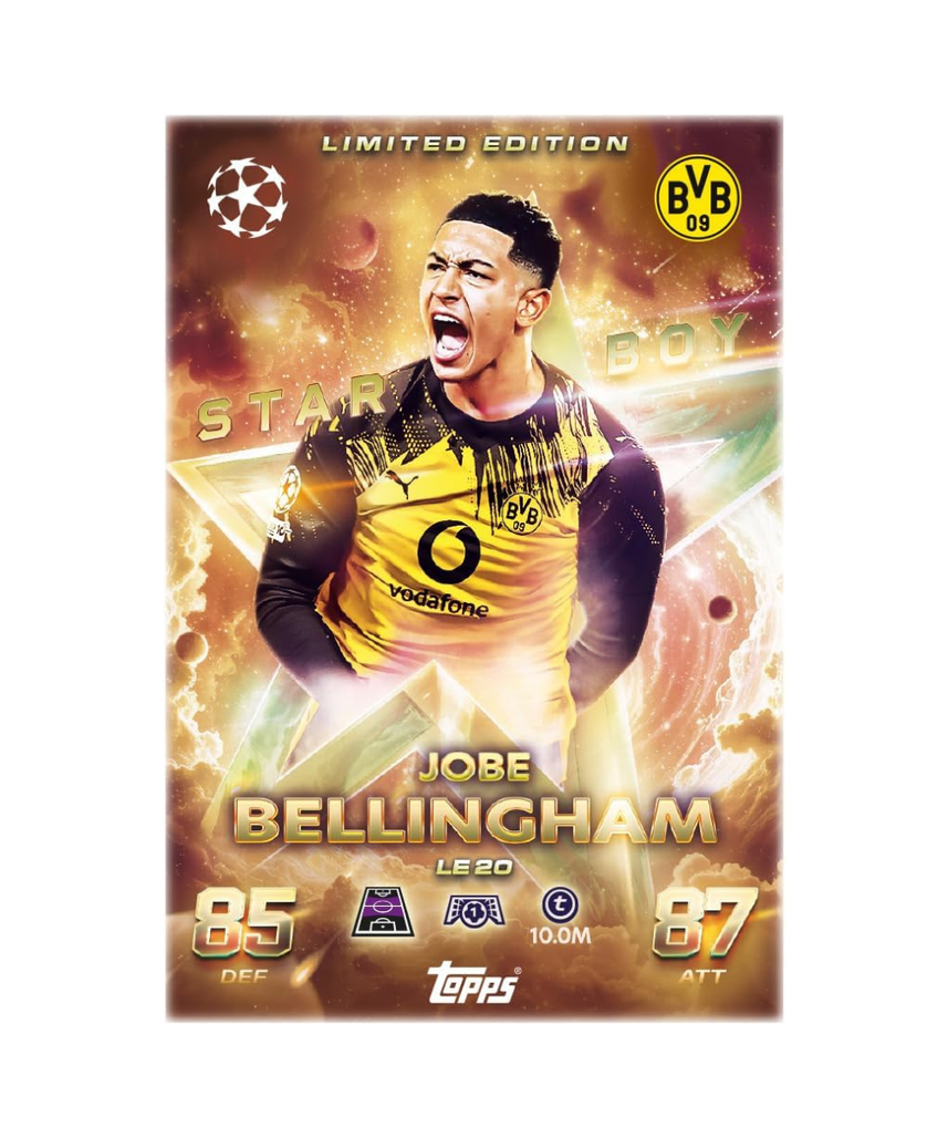 Topps Match Attax UCC 2025, 2026 Eco Pack Football Trading Cards with 36 Cards, Exclusive Star Boy and Graduates Limited Edition Cards, Official UEFA Licensed