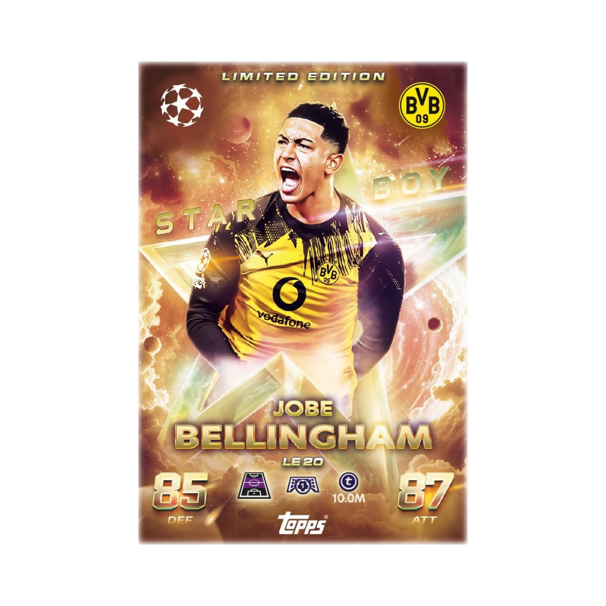 Topps Match Attax UCC 2025, 2026 Eco Pack Football Trading Cards with 36 Cards, Exclusive Star Boy and Graduates Limited Edition Cards, Official UEFA Licensed