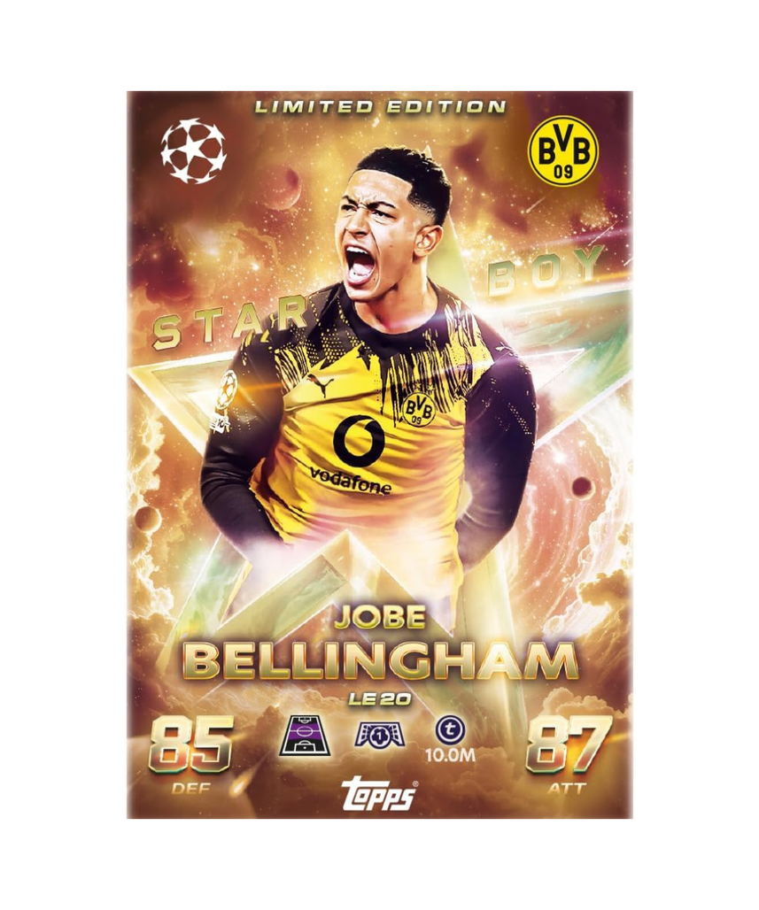 Topps Match Attax UCC 2025/2026 Collectible Football Trading Cards, Single Pack (12 Cards) or Full Box (32 Packs, 384 Cards), Official UEFA Licensed Product