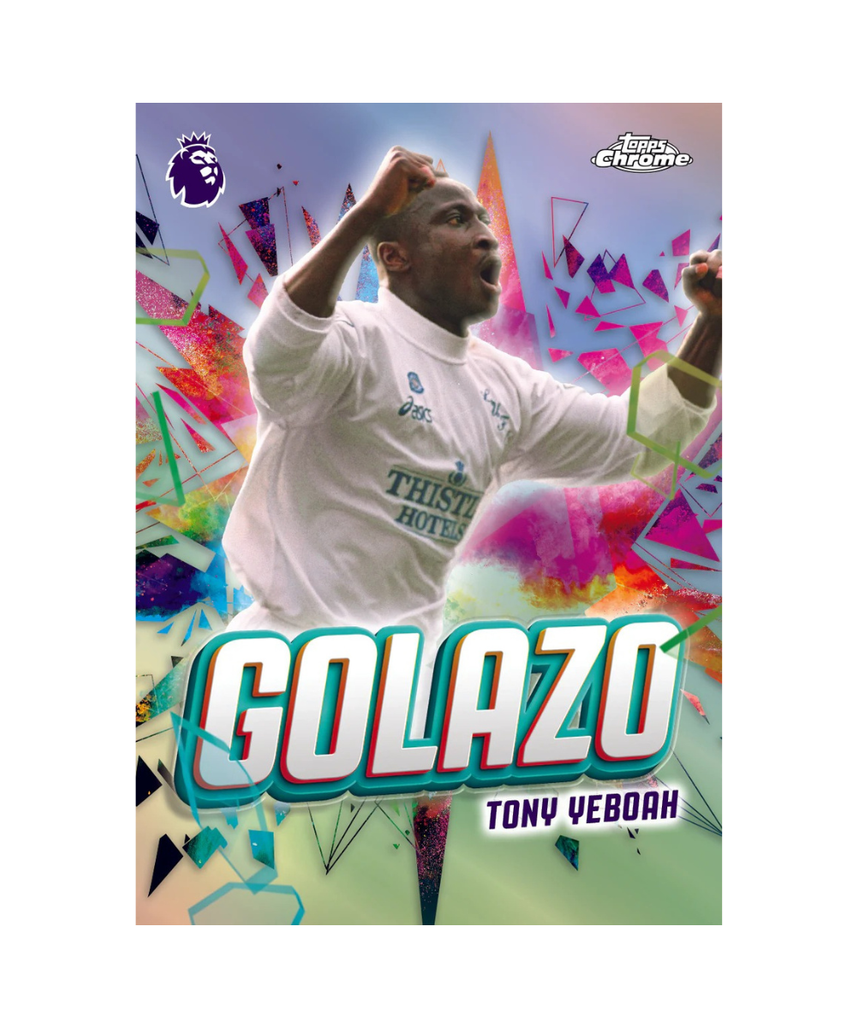 2026 Topps Chrome Premier League Hobby Box Football Trading Cards, 20 Packs, 4 Cards Each, 1 Guaranteed Autograph + Exclusive Prism Parallels, Official EPL Collectible
