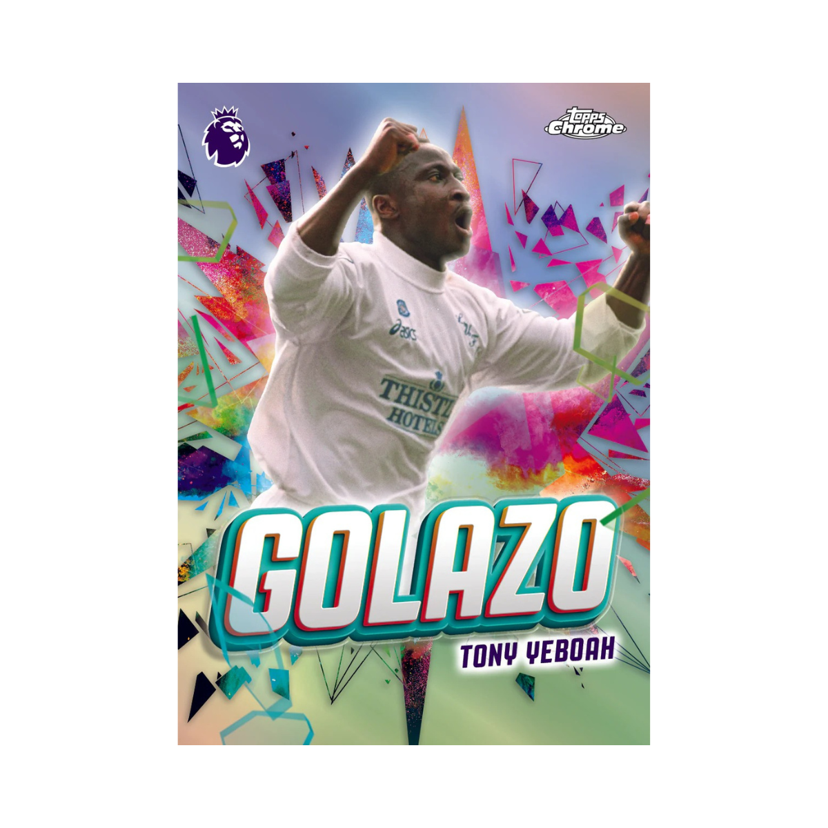 2026 Topps Chrome Premier League Hobby Box Football Trading Cards, 20 Packs, 4 Cards Each, 1 Guaranteed Autograph + Exclusive Prism Parallels, Official EPL Collectible