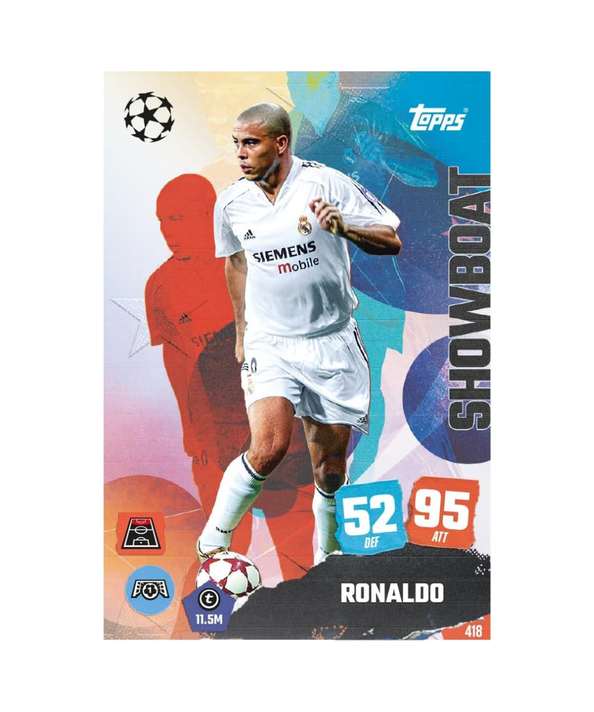 Topps Match Attax UCC 2025 2026 Mini Tin Collectible Football Trading Cards with 32 Cards and Exclusive Worldies Limited Editions, Official UEFA Licensed, Assorted Tin