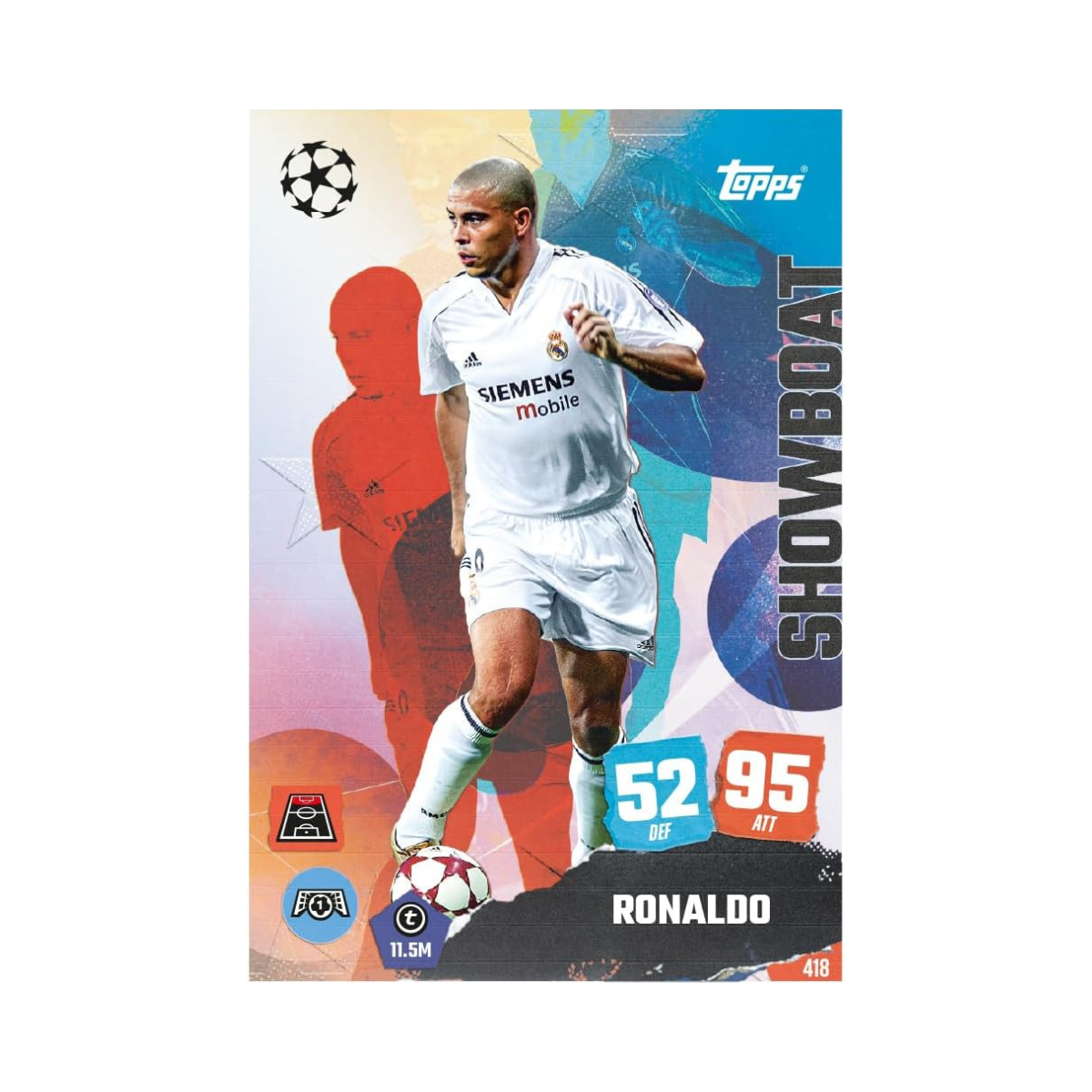 Topps Match Attax UCC 2025 2026 Mini Tin Collectible Football Trading Cards with 32 Cards and Exclusive Worldies Limited Editions, Official UEFA Licensed, Assorted Tin