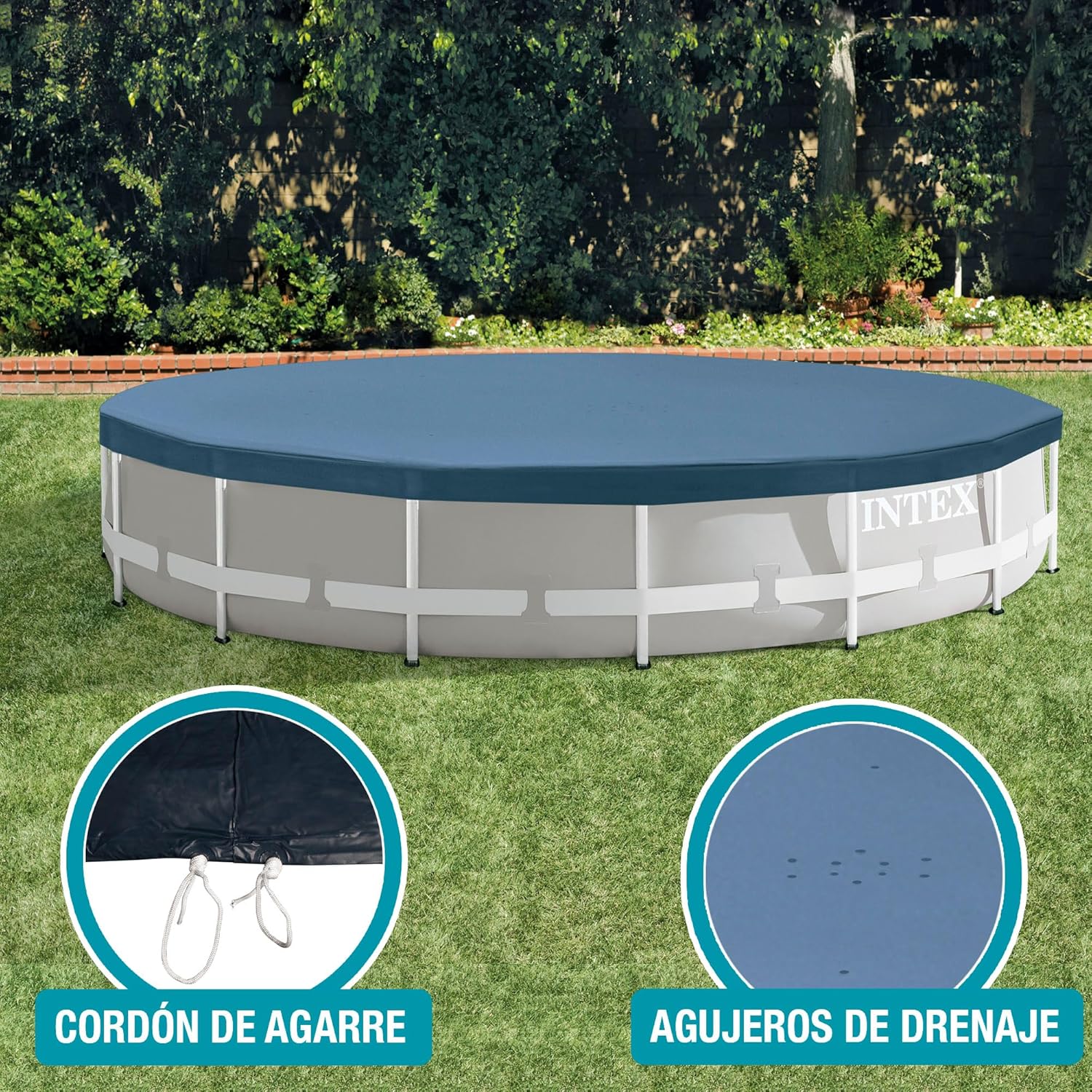 Intex 58901 Round Frame Cover, 457 cm