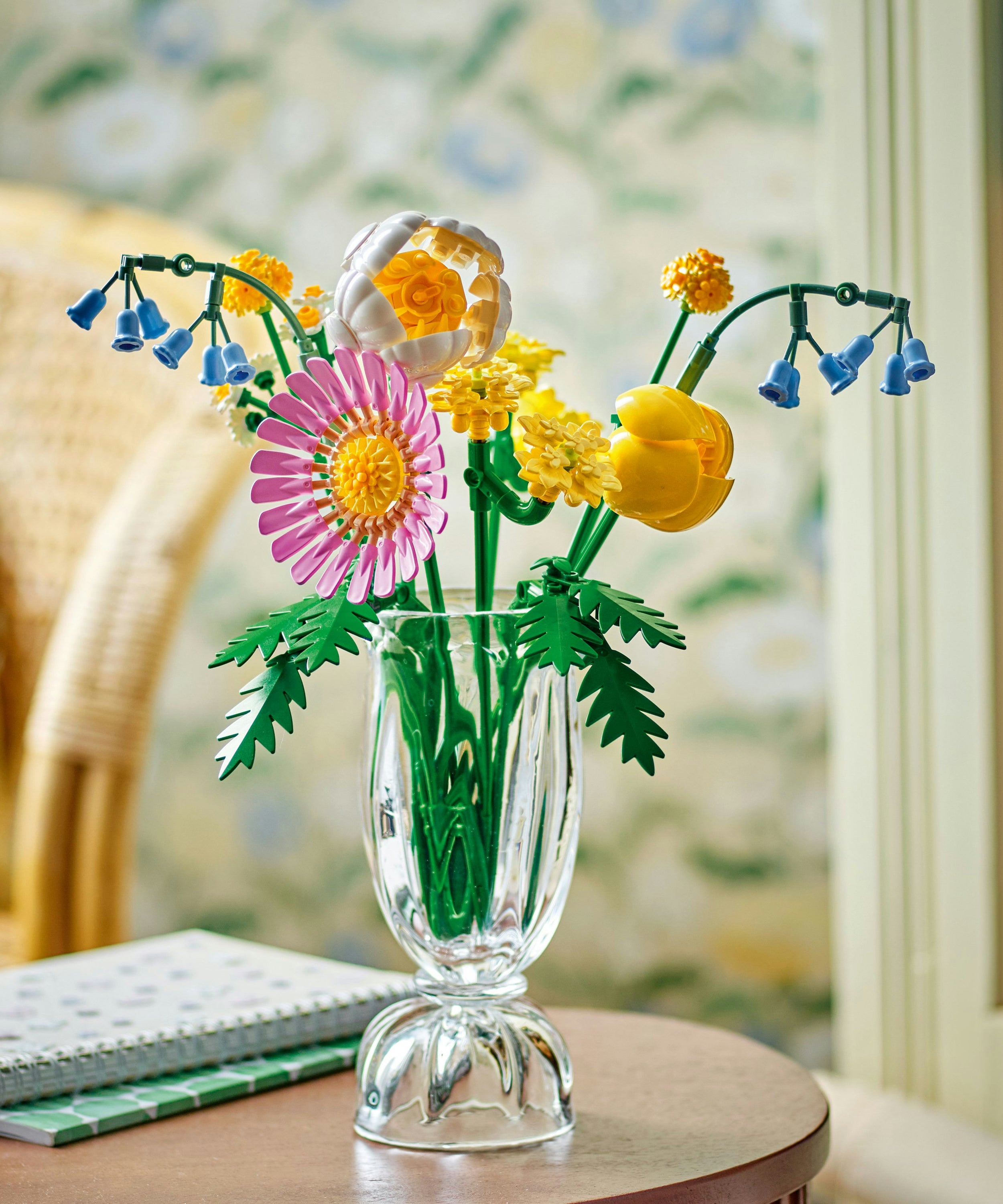 LEGO Botanicals Petite Sunny Bouquet, Faux Flower Building Set with Bluebells, Daisies, Tulips & More, Nature Toy & Holiday Decor for 9+ Girls, Teens & Adults, 10347