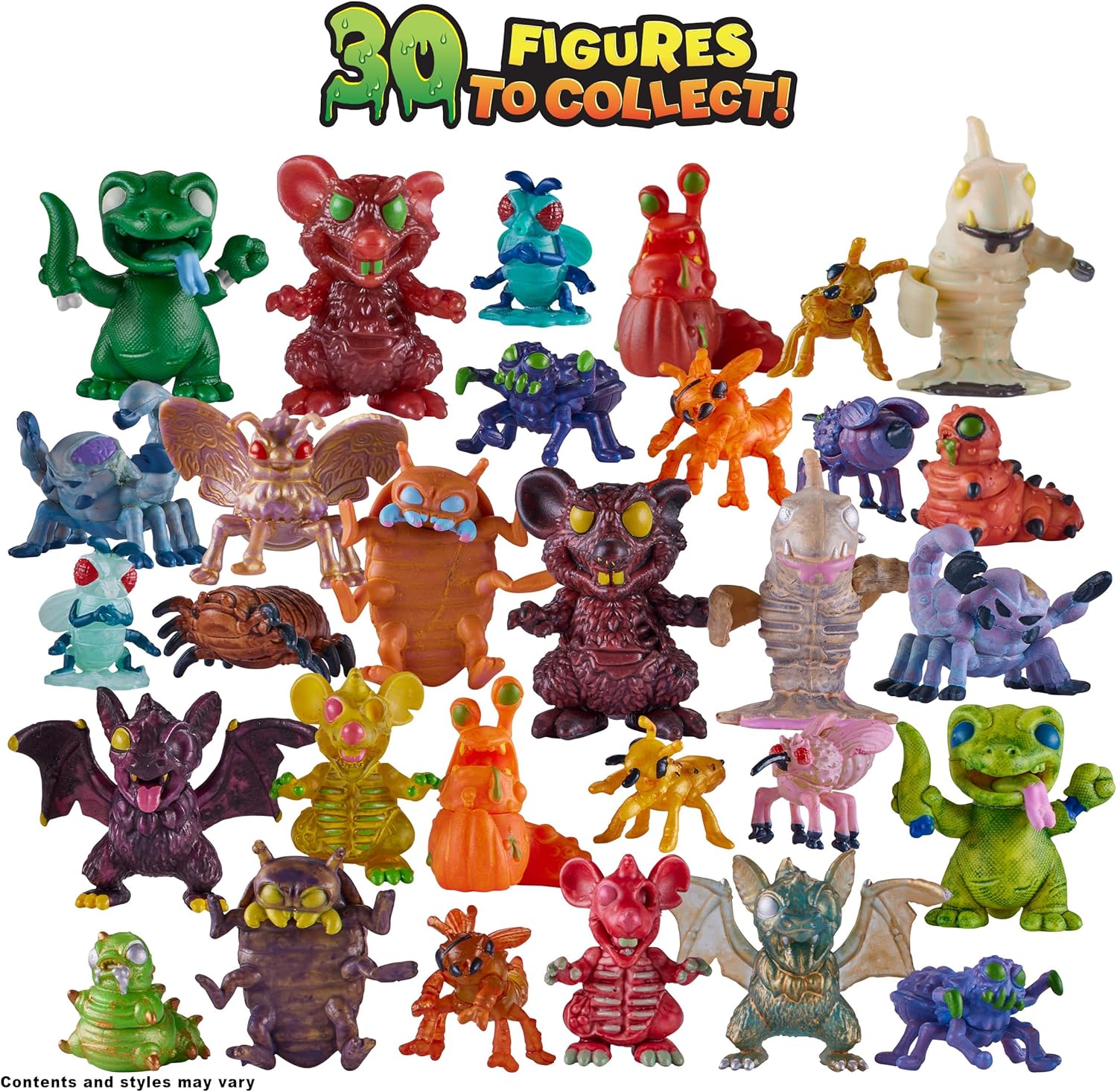 Terror Fried 08092 Ooze Burger, Gross Collectible Figures and Slime for Boys Ages 4-10, Multi-Compound Interactive Play Set with Fizz, Squish, Crack and Ooze, Sensory and Collectible Toys