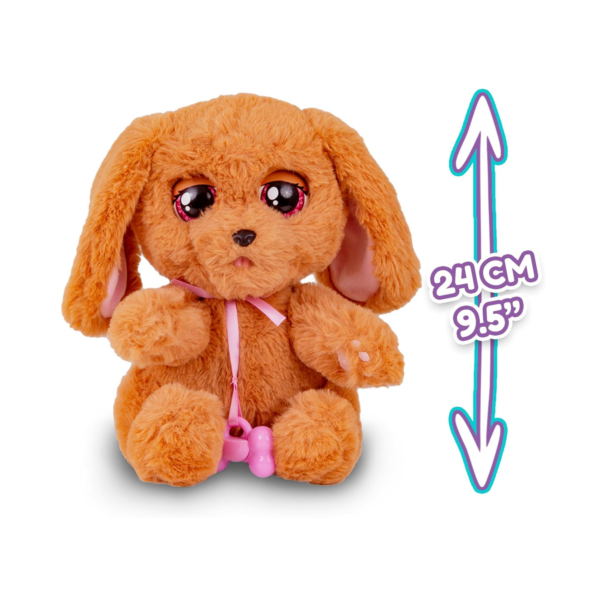 جراء النوم من بيبي باوز، كلب كوكر سبانيل، لعبة جرو تفاعلية من القطيفة مقاس 9.5 بوصة مع حقيبة حمل، لعبة تظاهر للأطفال مع مؤثرات صوتية، مناسبة للأولاد والبنات من سن 18 شهرًا فما فوق