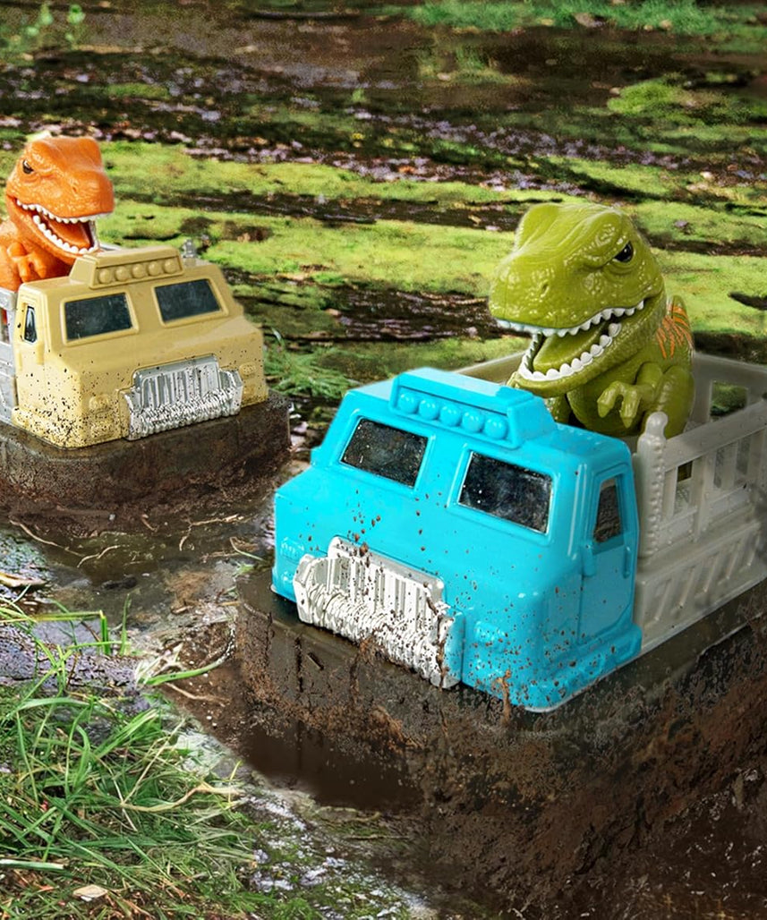 Terra RC Dino Bumper Cars | 2-Player Remote Control Dinosaur Battle Set | Auto Mode | Knock Out to Win | Fast-Paced Kids Toy Game | Great Gift for Boys & Girls Ages 3+