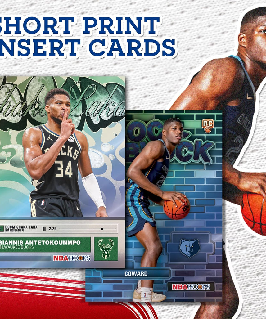 Topps Hoops Basketball 2025–26 Factory Sealed Value Box Trading Cards, NBA Collectible Card Set with Exclusive Green Parallels, Ages 6+