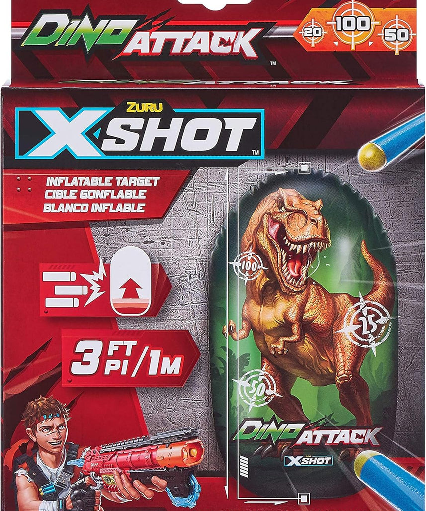 هدف قابل للنفخ من إكس شوت، بطول متر واحد/3 أقدام، مصنوع من إسفنج تي ريكس، متعدد الألوان، زورو، مناسب للأنشطة الخارجية، للتدريب على الرماية، للأطفال والمراهقين، 4862